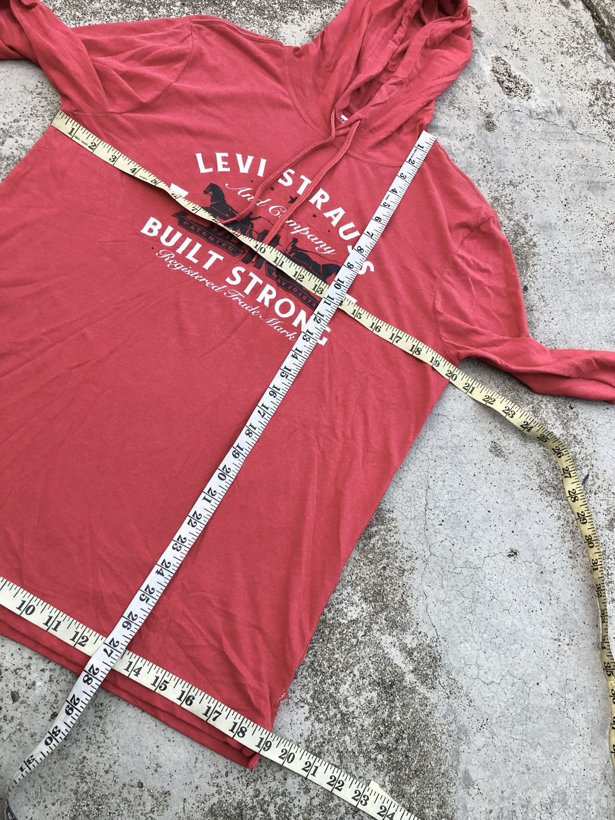 Levi's BIG LOGO LONG SLEEVE HOODIE TEE BY LEVIS Size US M / EU 48-50 / 2 - 6 Thumbnail