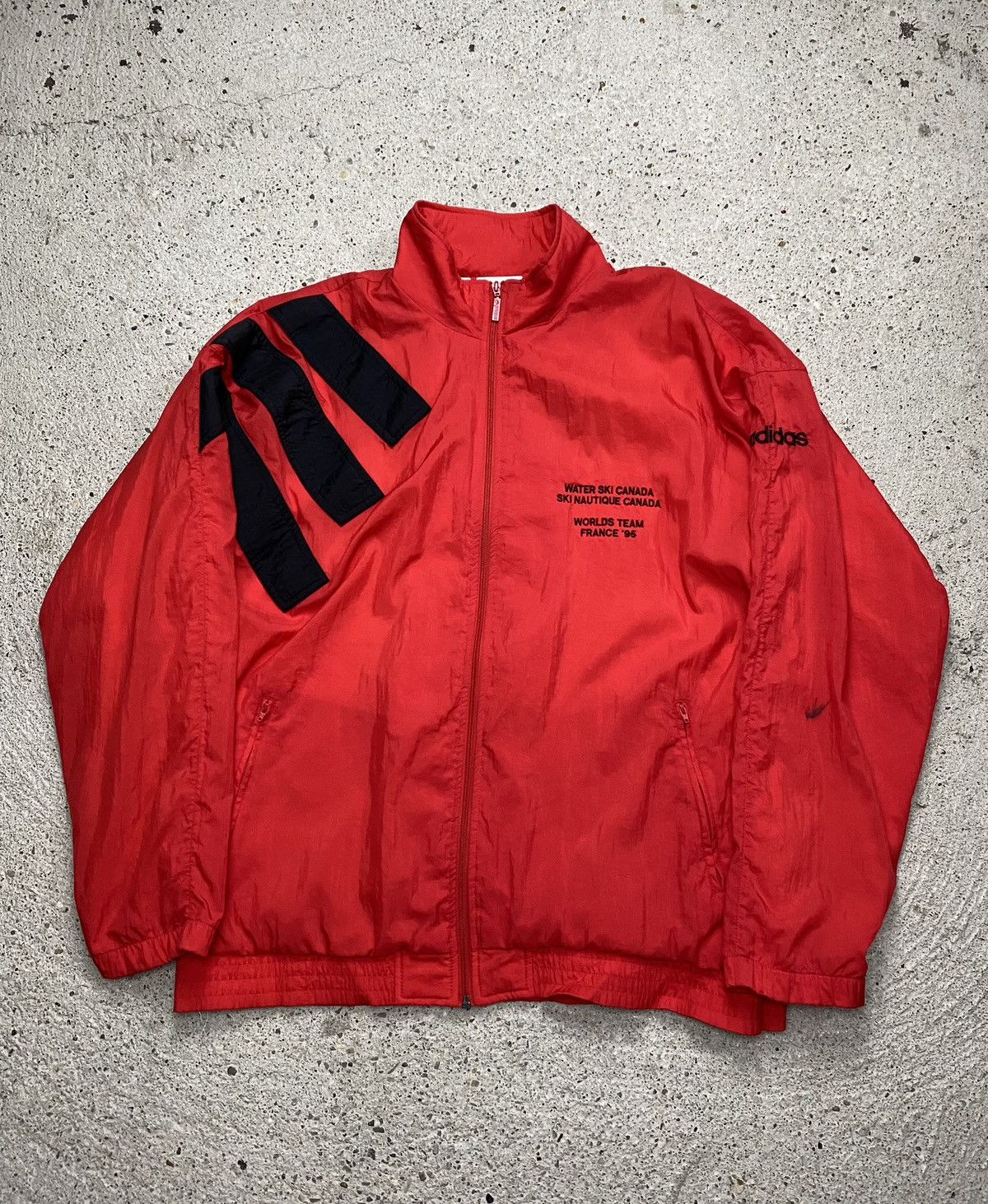Adidas Adidas vintage track jacket water ski canada france 1995 Size US XL / EU 56 / 4 - 2 Thumbnail