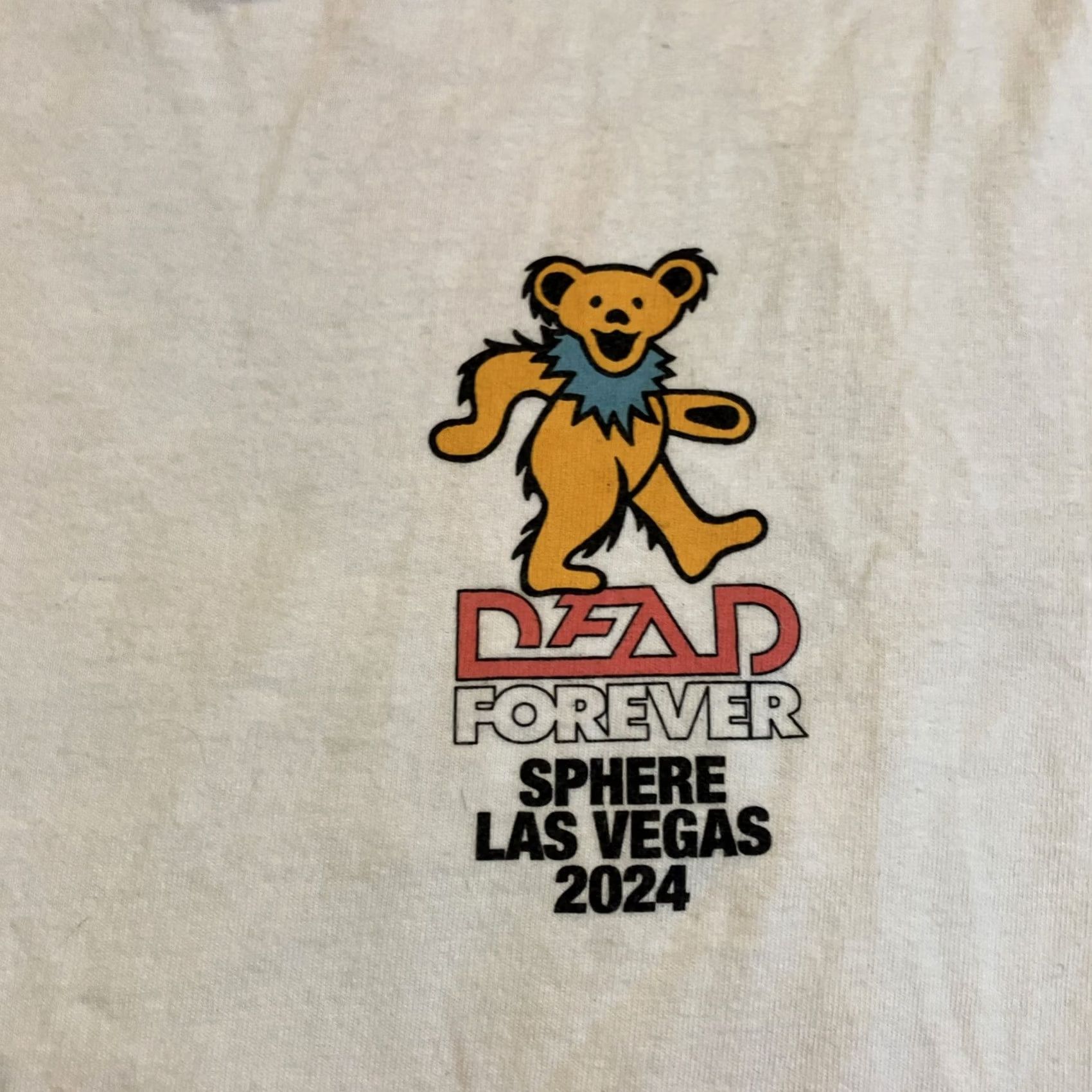 Gildan DEAD & CO Live At Sphere 2024 Las Vegas OFFICIAL T Shirt Size Small Mens Size US S / EU 44-46 / 1 - 2 Thumbnail