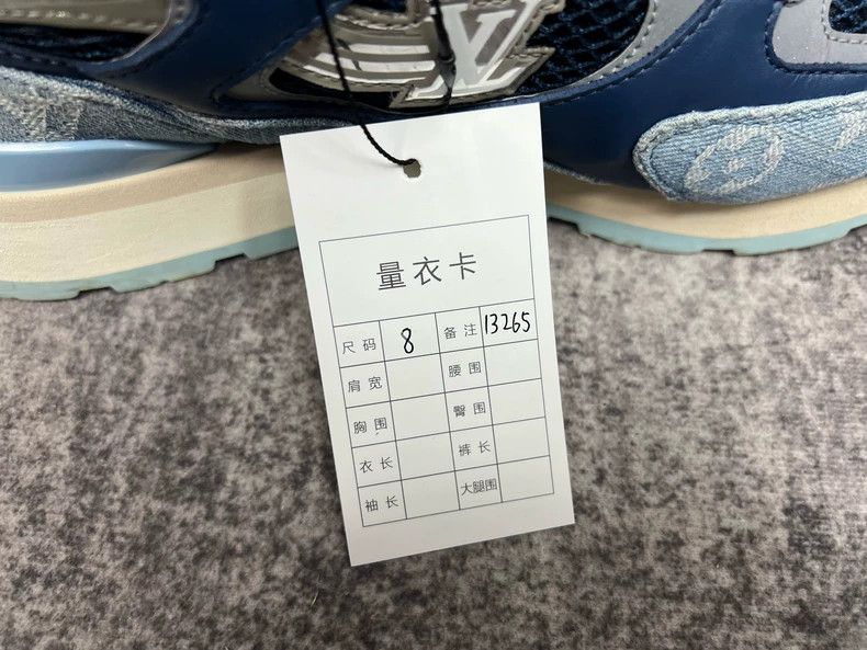 Louis Vuitton Louis Vuitton RUNAWAY Blue Denim Denim Casual Shoes Size US 8 / EU 41 - 8 Thumbnail