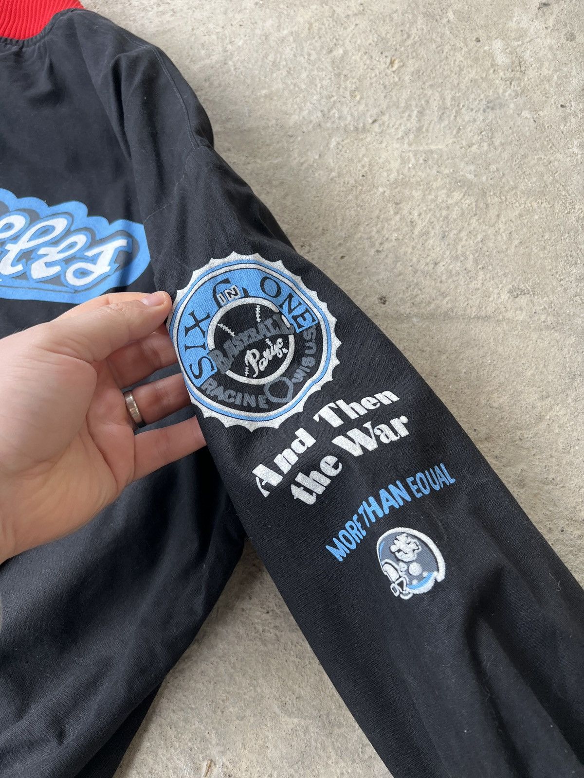 MLB Vintage Los Angeles Raiders Vintage Two-Sided Bomber Jacket Size US M / EU 48-50 / 2 - 3 Thumbnail