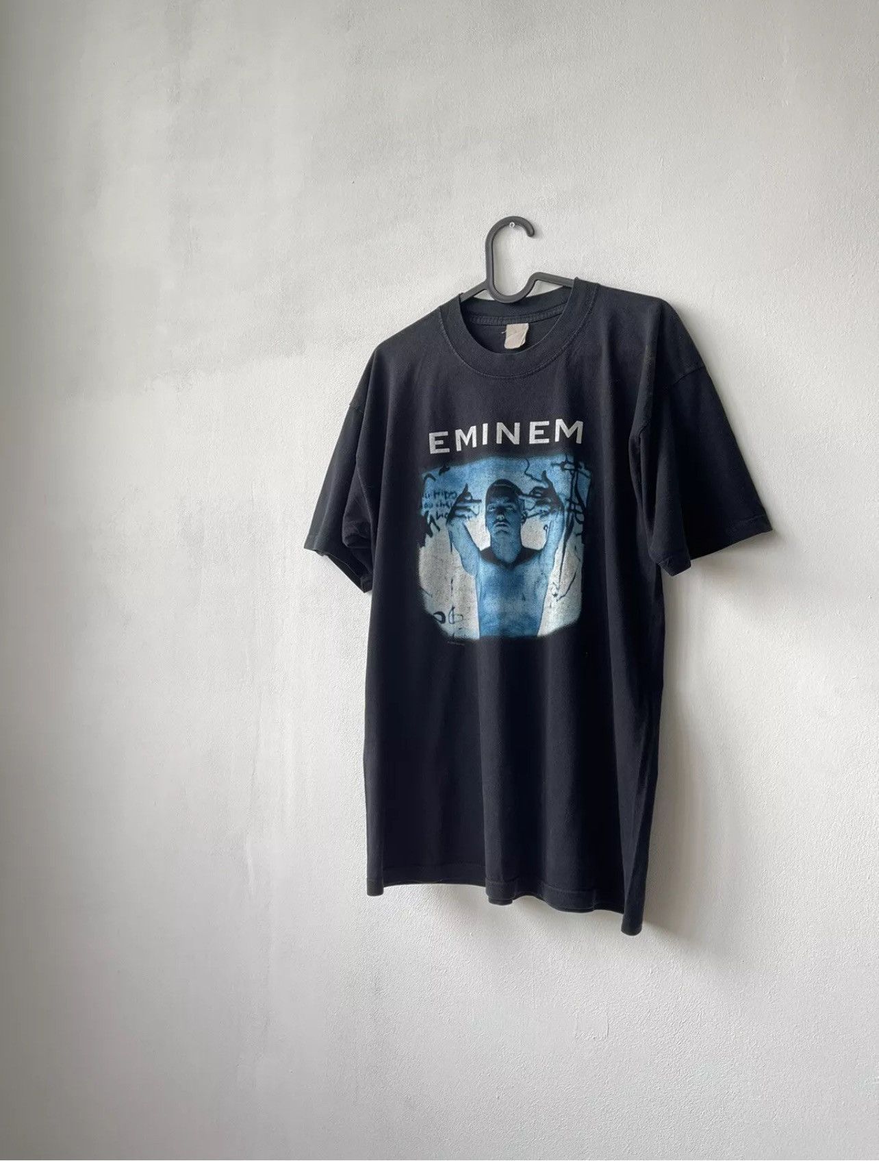 Vintage 1999 Eminem Middle Finger T-Shirt Rap Slim Shady