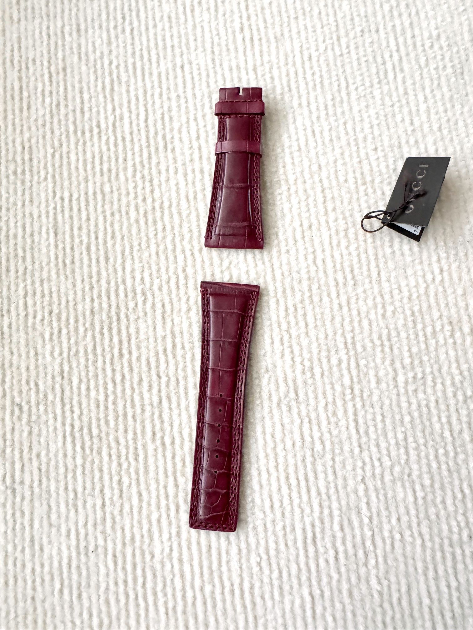 Gucci Gucci Genuine Alligator Leather Watch Strap Size ONE SIZE - 6 Thumbnail