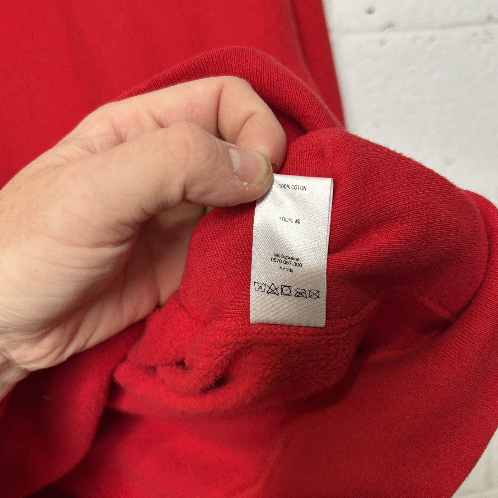 Supreme Supreme Studded Back Hooded Sweatshirt Hoodie “Red” SS18 Size US L / EU 52-54 / 3 - 8 Thumbnail