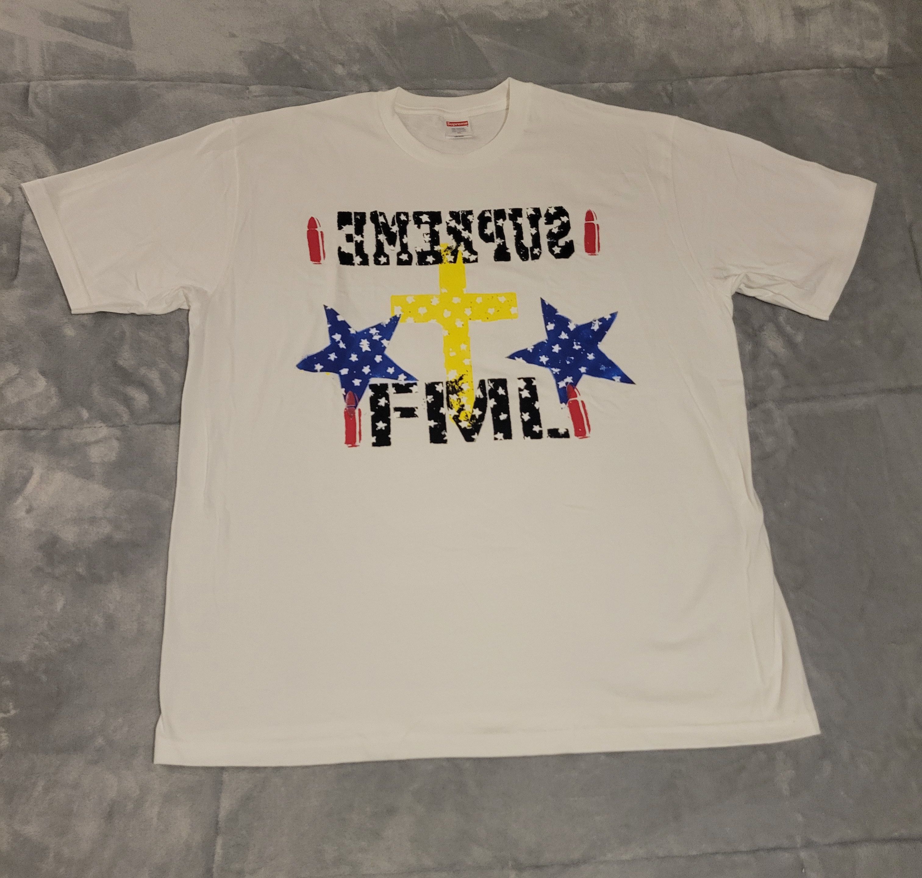 Supreme Supreme/SALEM Tee White Size Large SS26 Brand New | Grailed