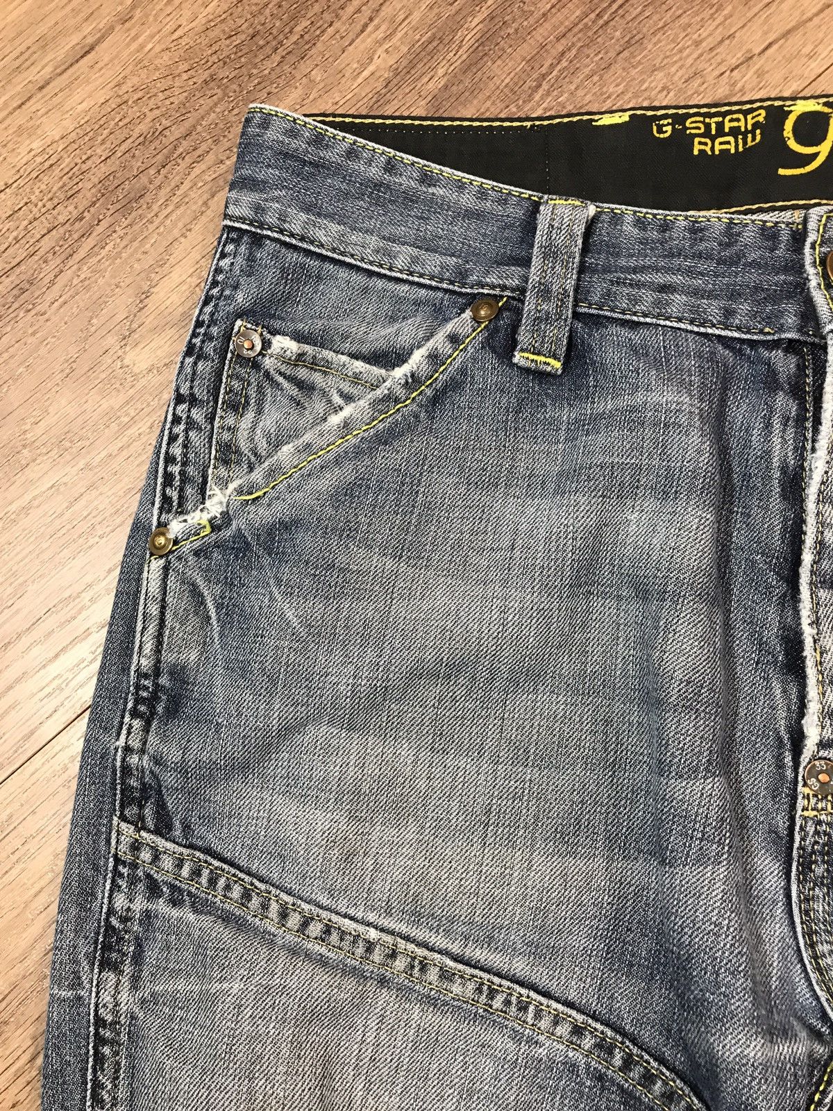 G-Star × Vintage Vintage G Star Raw denim pants Jeans Size US 31 - 4 Thumbnail