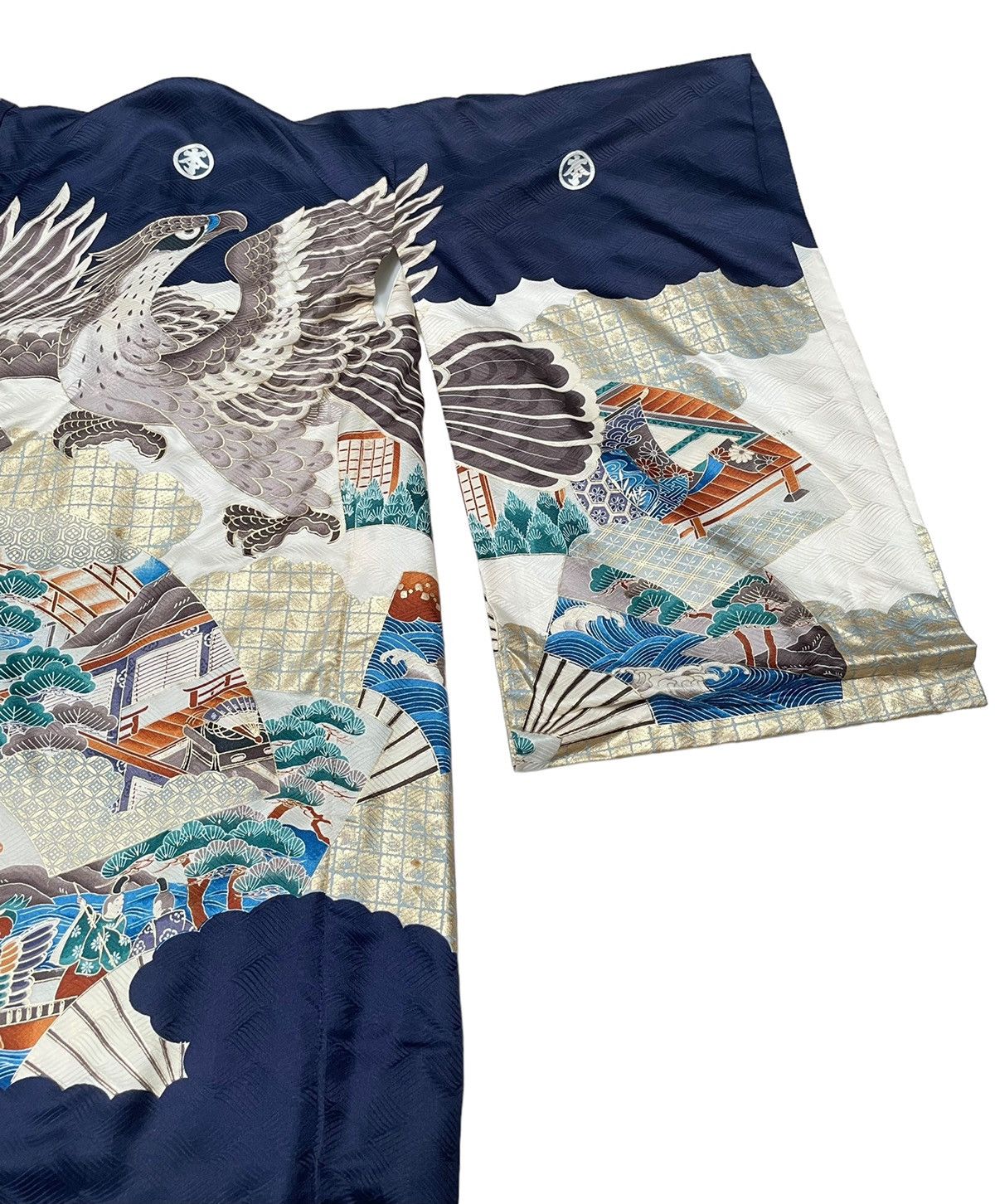 Japanese Brand × Vintage Vintage Japanese Brand Kimono Full Print 1990s Size XS / US 0-2 / IT 36-38 - 8 Thumbnail