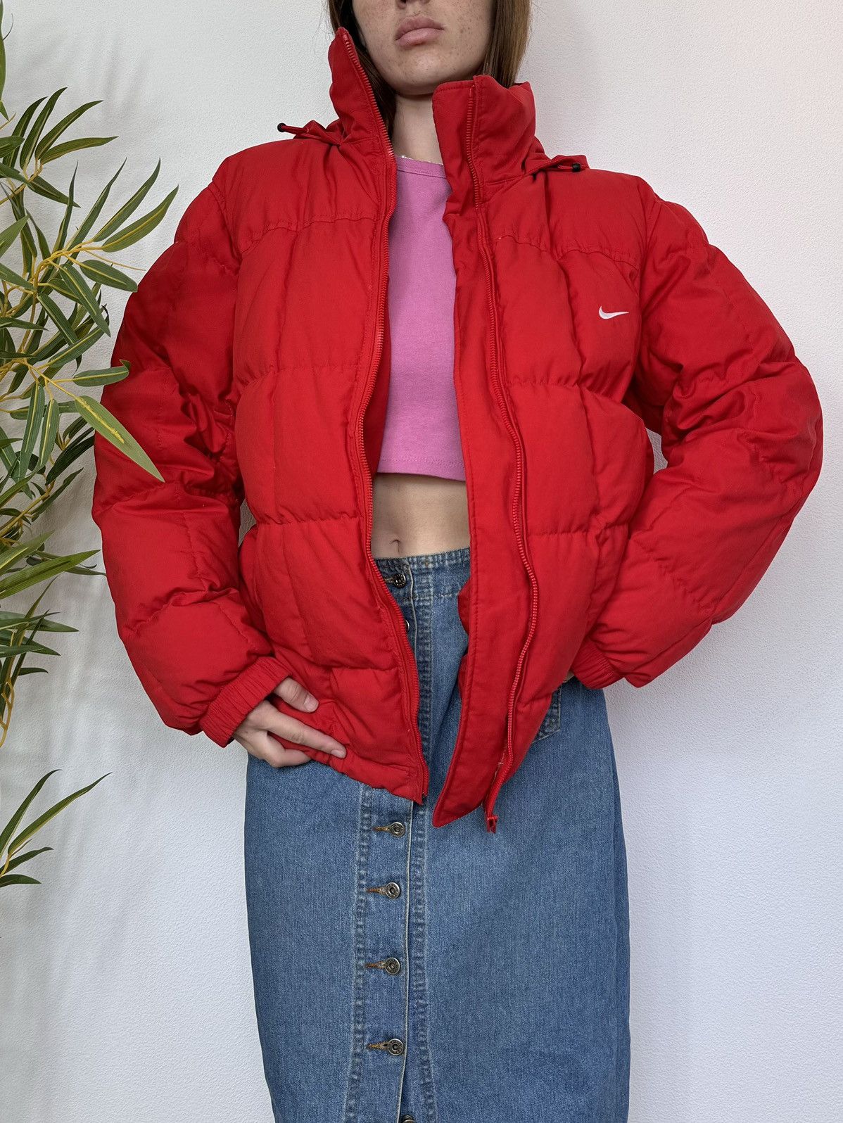 Nike VINTAGE NIKE 2000s WAFFLE STYLE DOWN PUFFER JACKET Size US M / EU 48-50 / 2 - 5 Thumbnail