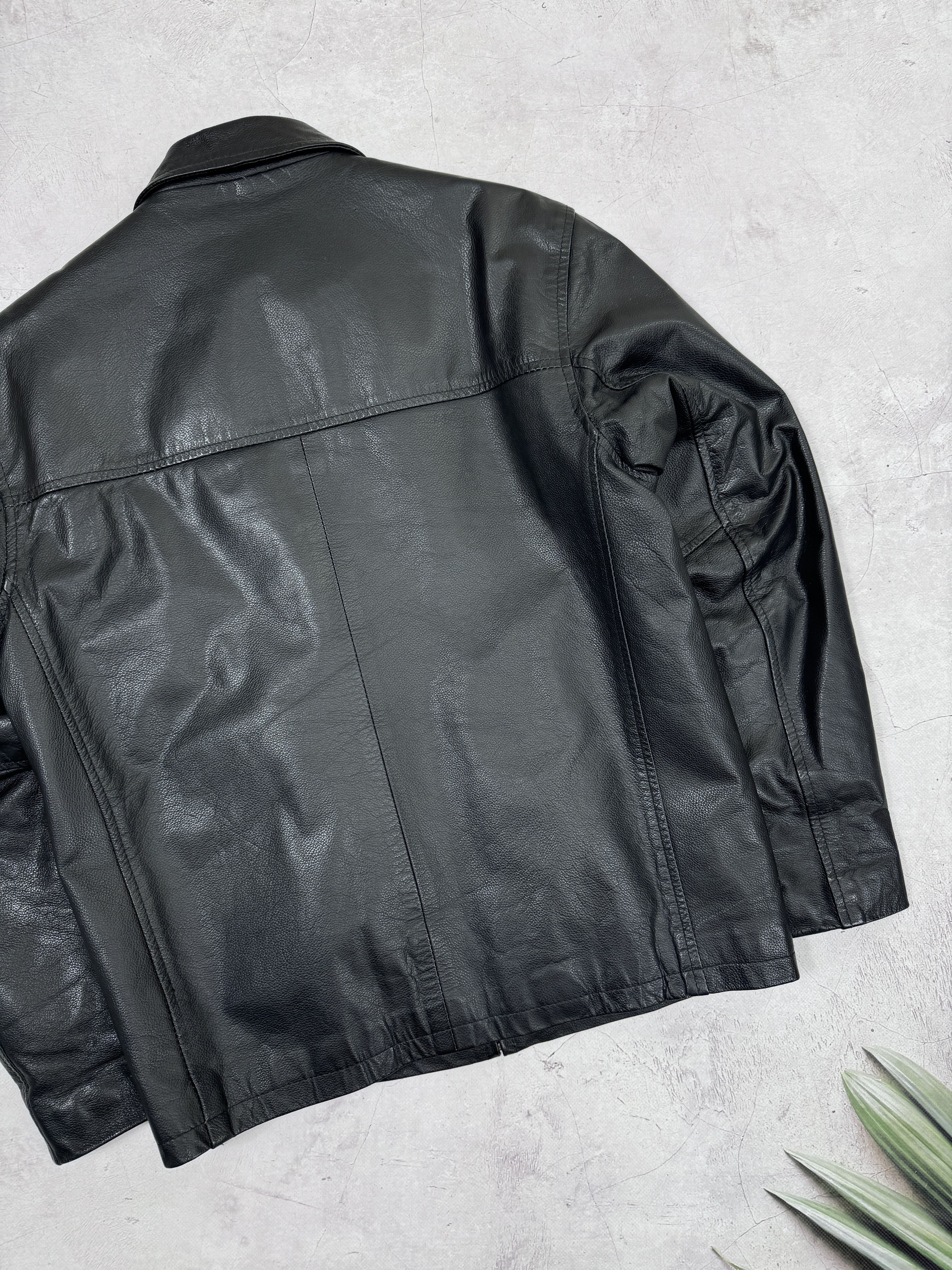 Kangol × Vintage Vintage Kangol Leather Jacket Full Zip Size US M / EU 48-50 / 2 - 17 Thumbnail