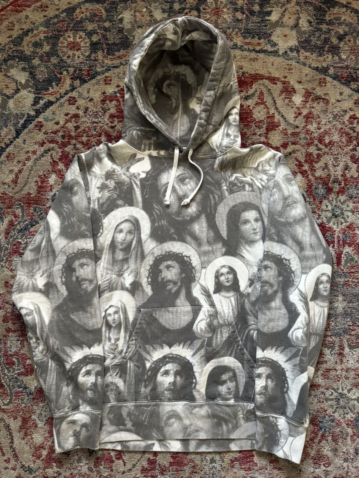 Supreme Jesus And Mary Hoodie | Grailed