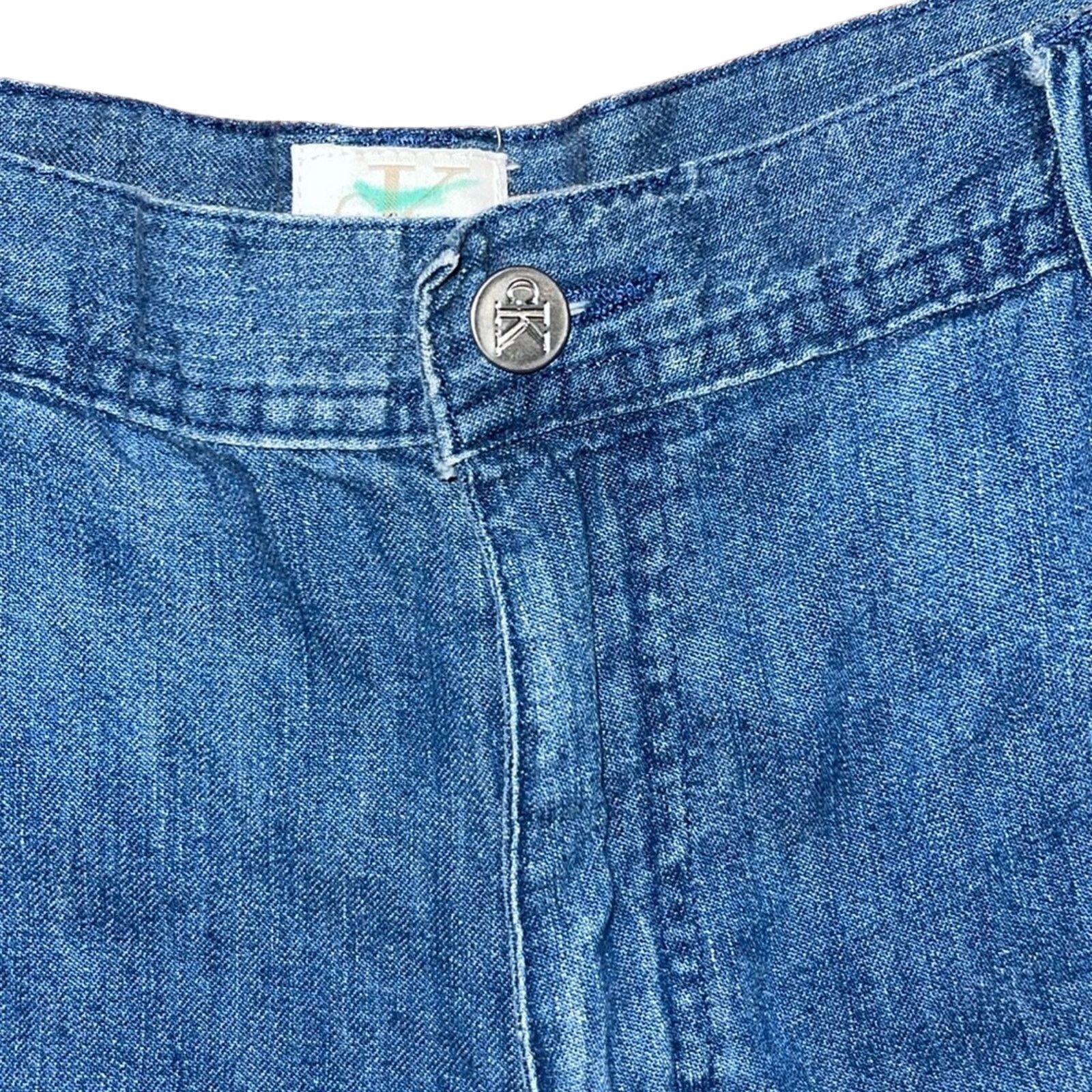 Calvin Klein Vintage90s Calvin Klein Cargo Denim Shorts Size 10 Size 32" / US 10 / IT 46 - 7 Thumbnail