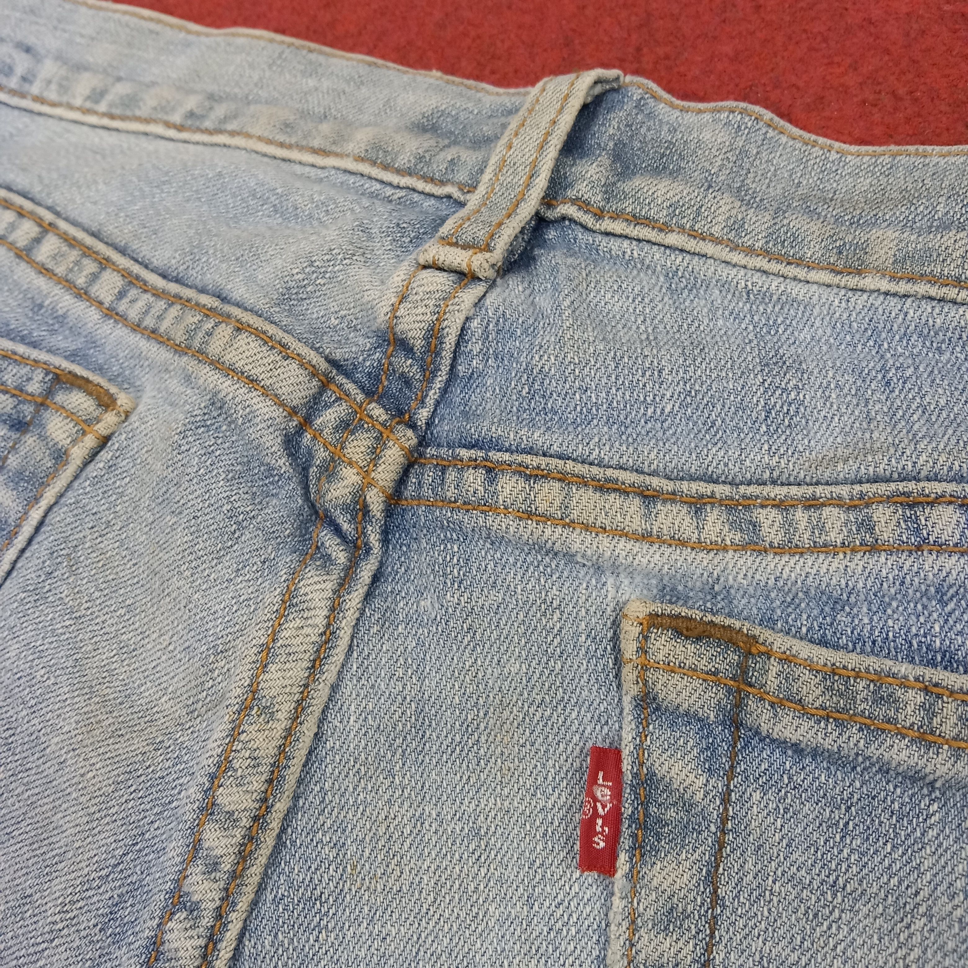 Levi's × Vintage Levis Distressed Jeans Streetwear Style Size 32" / US 10 / IT 46 - 16 Thumbnail
