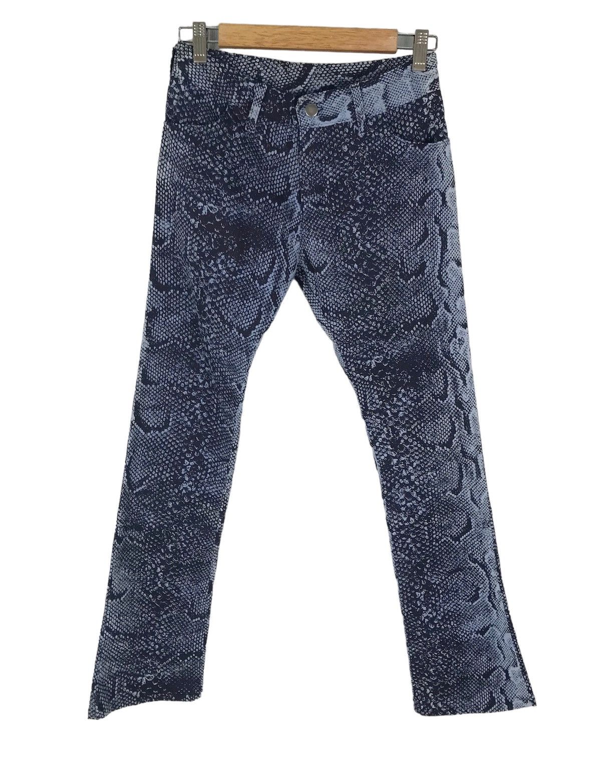 Vintage MODZARD LONDON All Over Print Snake Stretchable Jeans Size US 28 / EU 44 - 1 Thumbnail