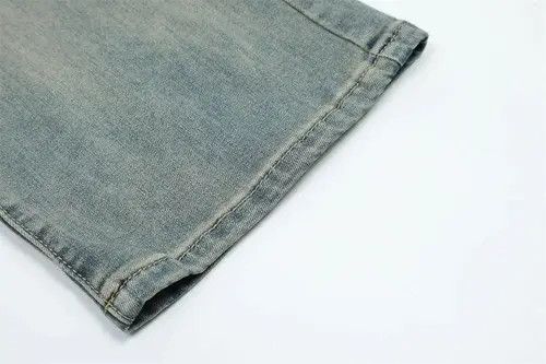 Japanese Brand Skinny Jeans Plain Vintage Flared Trousers Y2k Pockets y2k Size US 32 / EU 48 - 8 Thumbnail