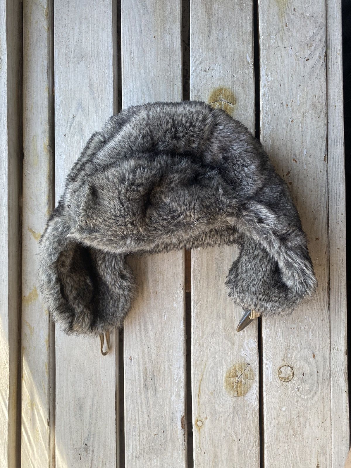 Hysteric Glamour × Japanese Brand Y2K American Vintage Fuzzy Hat Mohair Ushanka Beauty Beast Size ONE SIZE - 2 Thumbnail