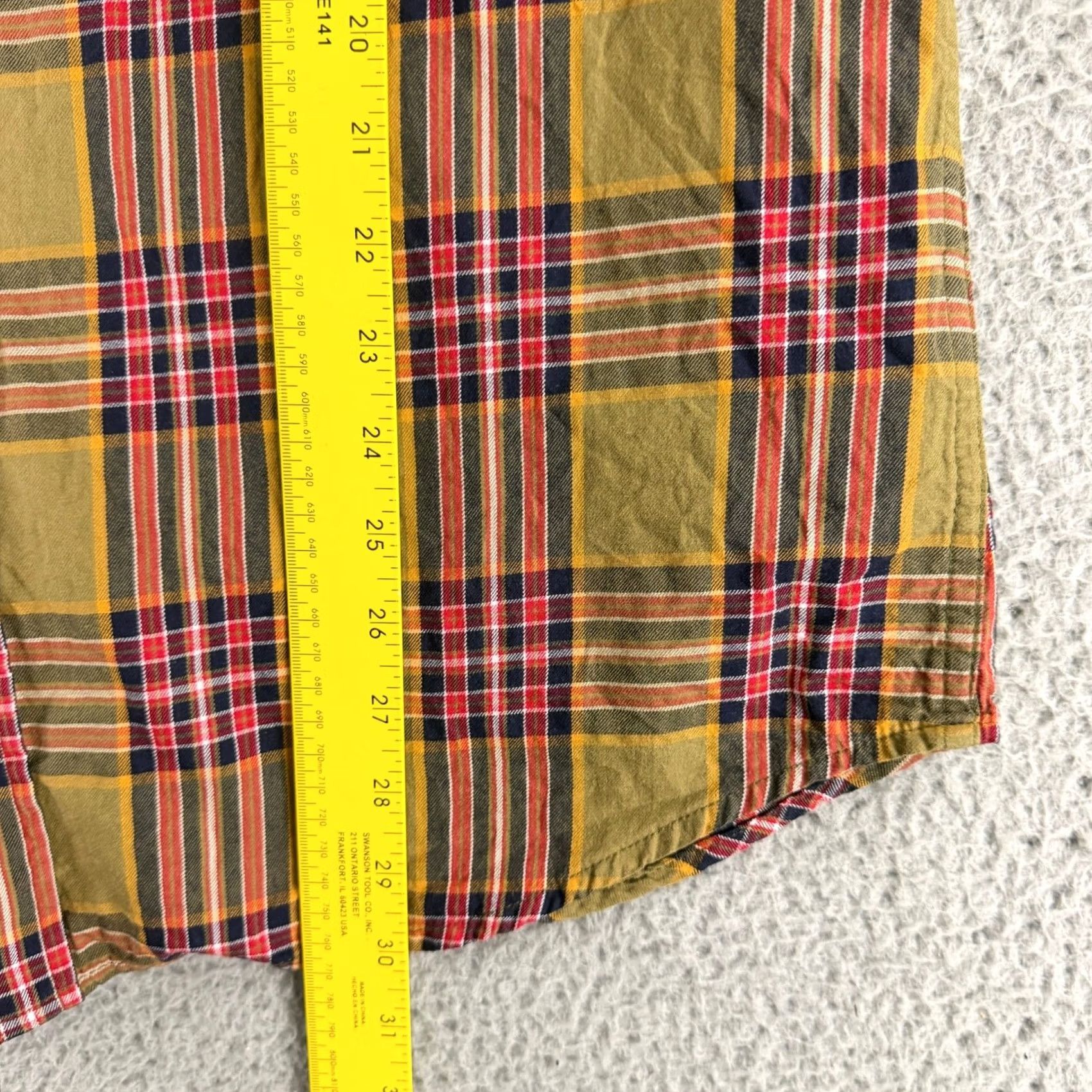 Obey VINTAGE Obey Plaid Button Down Shirt Mens Large Olive Green Red Long Sleeve Streetwear Size US L / EU 52-54 / 3 - 6 Thumbnail