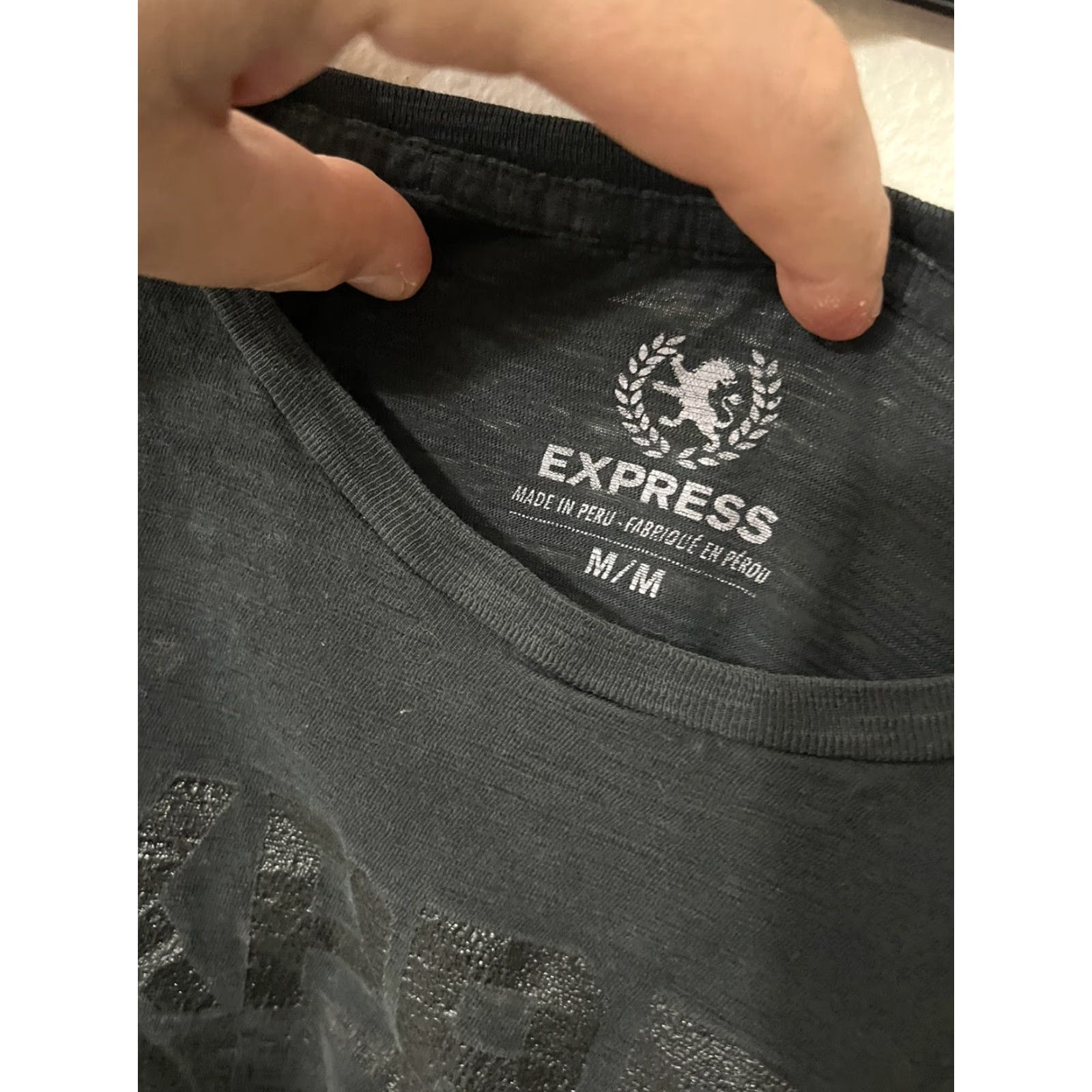 Express Express T-Shirt Black Logo Size Medium Men Size US M / EU 48-50 / 2 - 3 Thumbnail