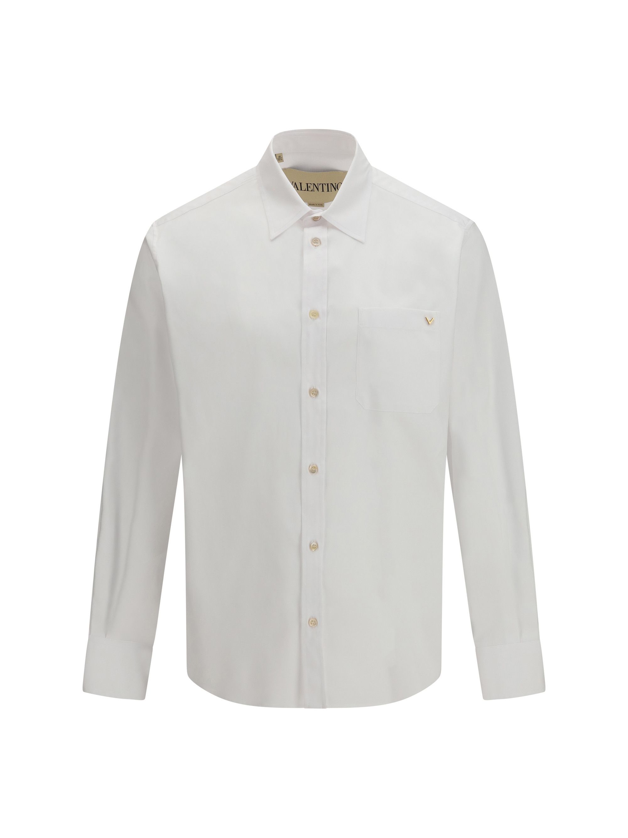 Valentino Light cotton oxford Shirt with VGold Size US L / EU 52-54 / 3 - 1 Thumbnail