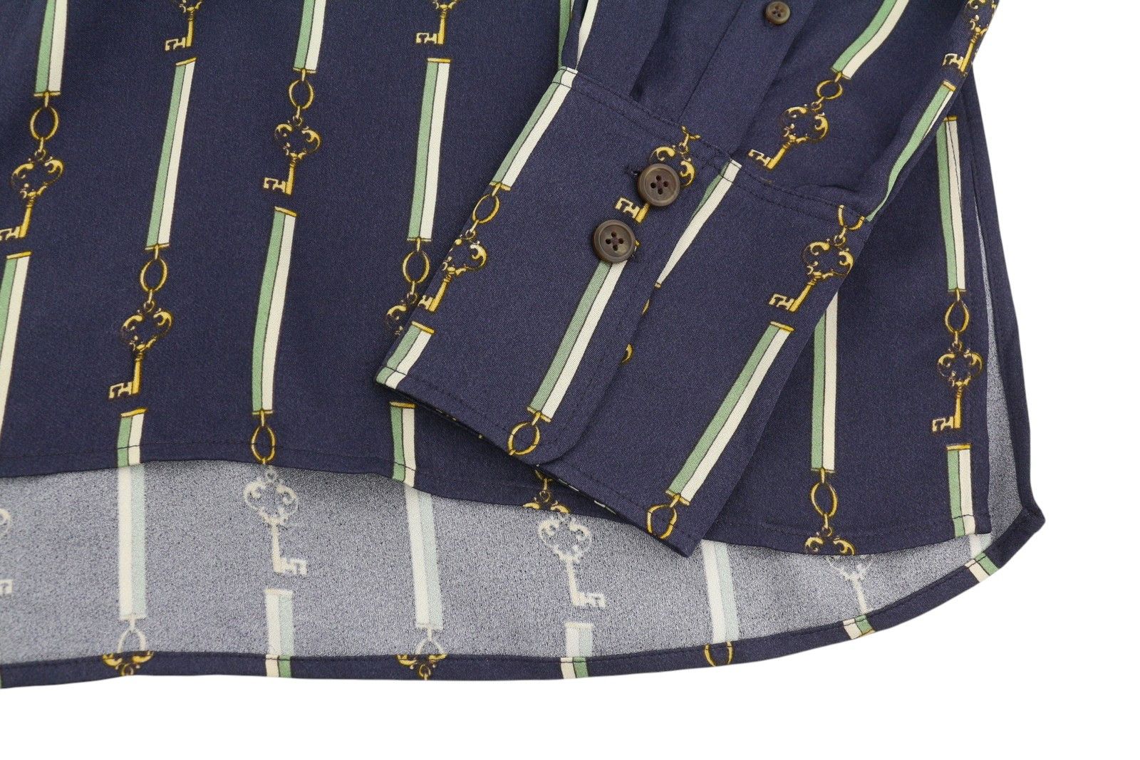 Gant AMERICAN LUXE EU40 Evening Blue Button-Up Dress 87728 Size L / US 10 / IT 46 - 5 Thumbnail