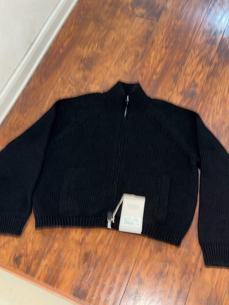 Our Legacy Our Legacy24fw Black Two-way Zipper Sweater ULTRA ZIP FUNNE Size US L / EU 52-54 / 3 - 3 Thumbnail
