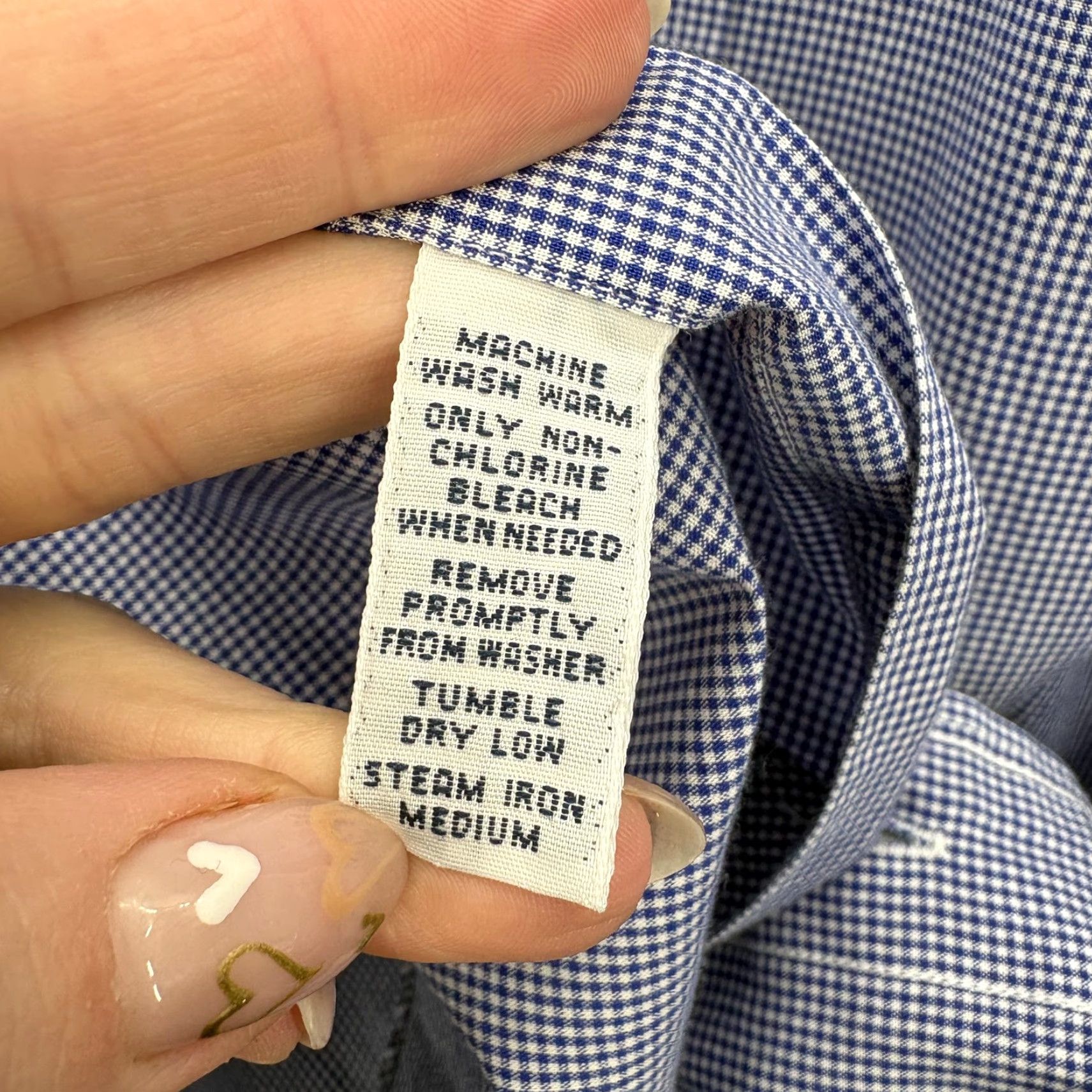 Polo Ralph Lauren Polo Ralph Lauren Andrew Shirt Mens L Blue Check Button Front Cotton Size US L / EU 52-54 / 3 - 4 Thumbnail