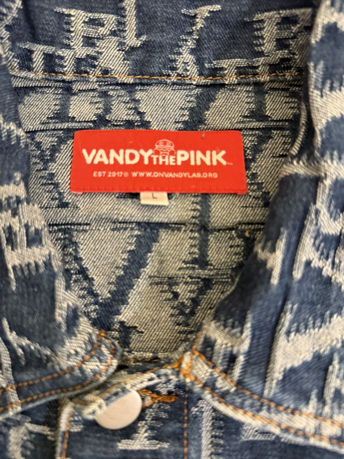 Vandy The Pink Vandy The Pink Vior Denim Jacket Blue Large Size US L / EU 52-54 / 3 - 4 Thumbnail