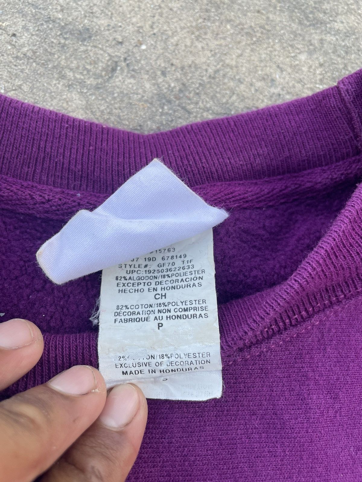 Champion Vintage Champion Reverse Wave Purple Early 90s - 2000s Size US XL / EU 56 / 4 - 6 Thumbnail