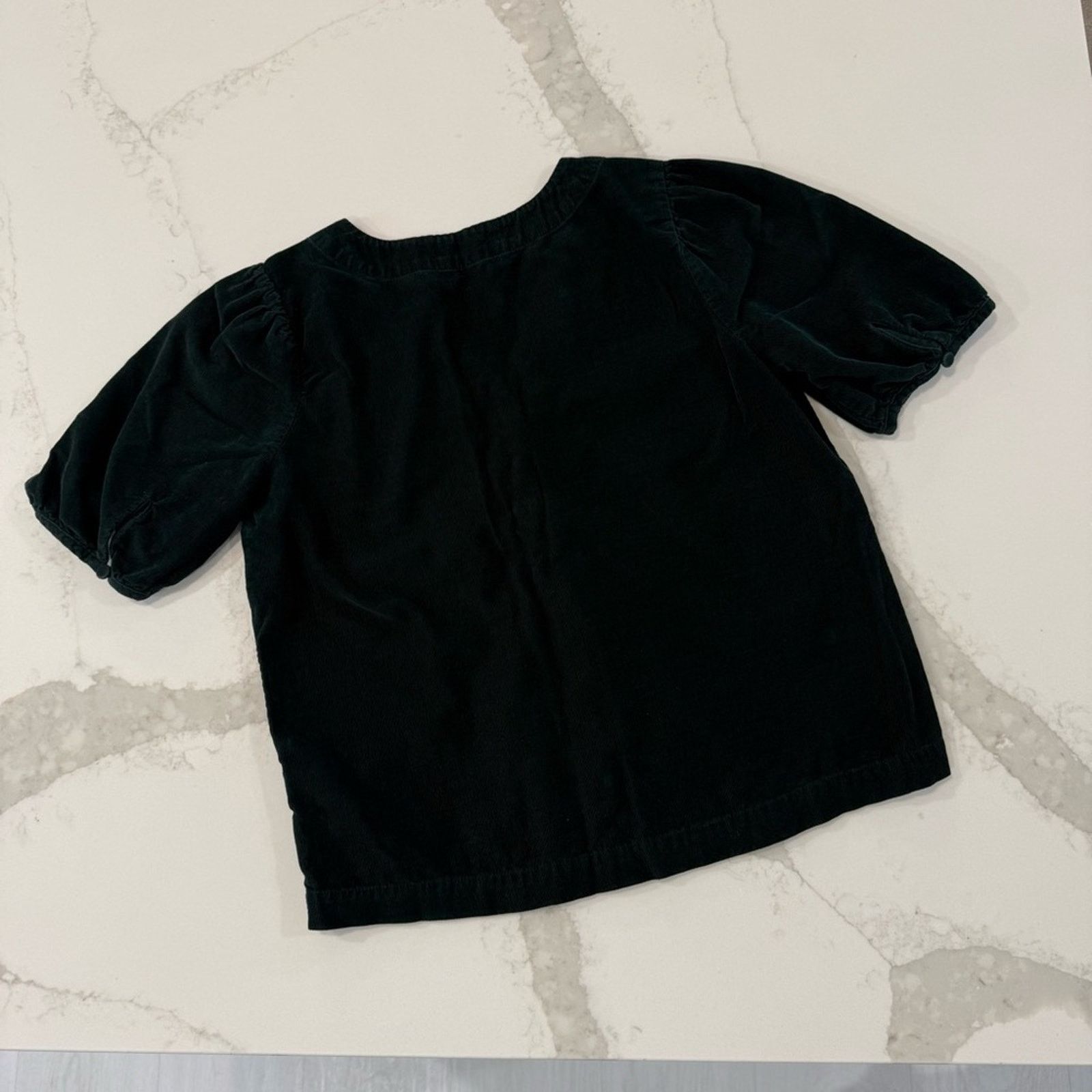 Madewell Madewell Corduroy Puff Sleeve Button Front Top Women's XS Size XS / US 0-2 / IT 36-38 - 8 Thumbnail
