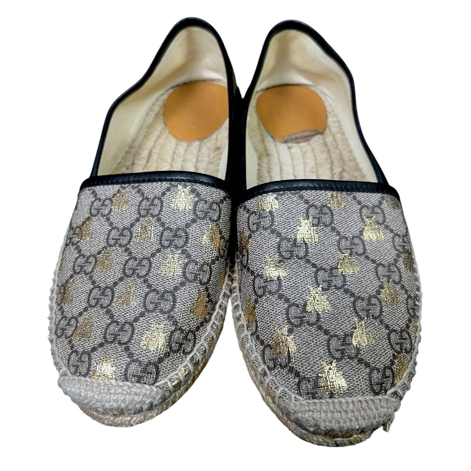 Gucci Gucci Supreme Gold Bees Flats Espadrilles EU 37 US W6.5 Size US 6.5 / IT 36.5 - 2 Thumbnail