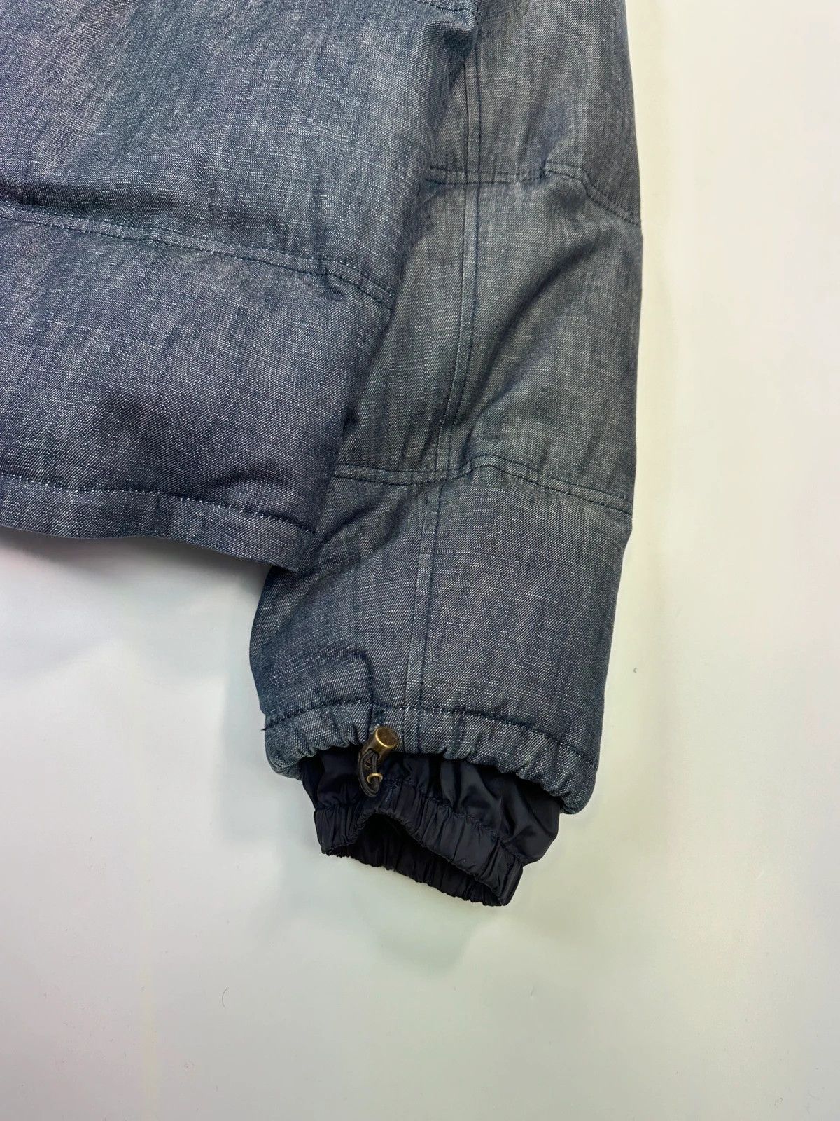 Prada Prada Sport FW04 Denim Blue Hybrid Down Puffer Hooded Jacket Size US L / EU 52-54 / 3 - 8 Thumbnail