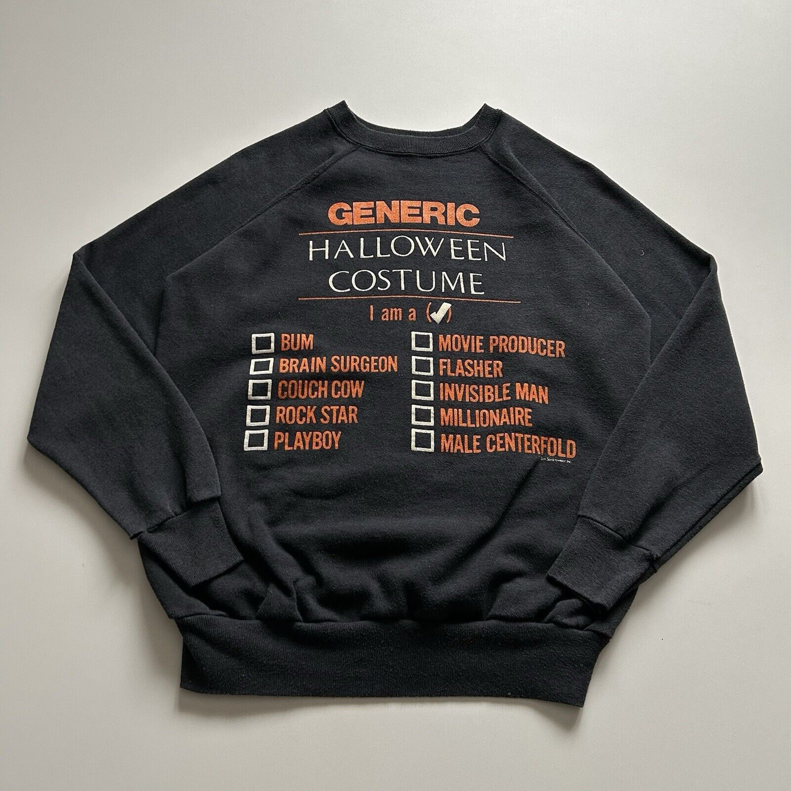 Vintage Vintage 90s Generic Halloween Costume Funny Crewneck Large Size US M / EU 48-50 / 2 - 1 Thumbnail