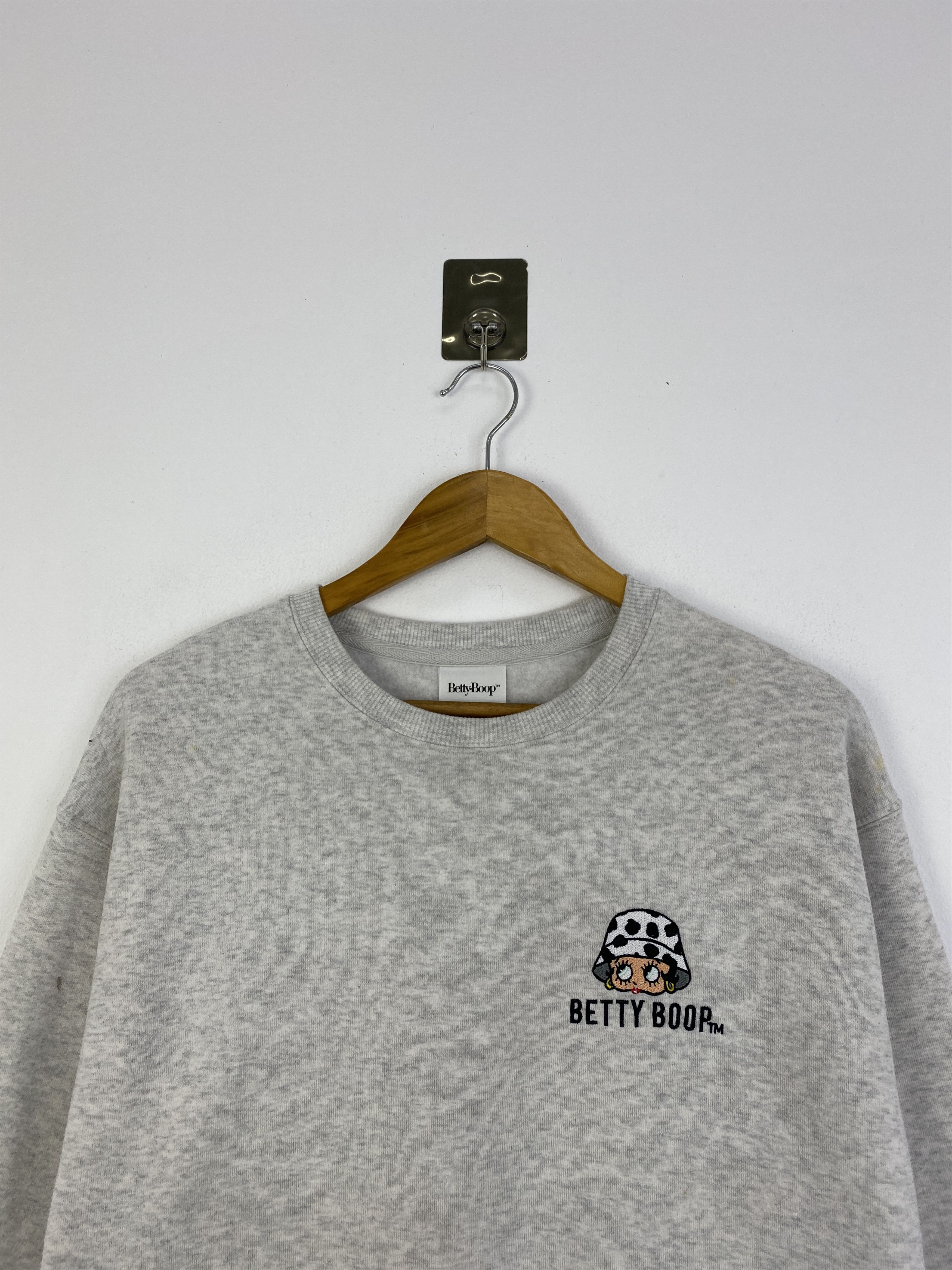 Vintage Vintage Betty Boop Backhit Pullover Sweatshirt SH0056 Size US M / EU 48-50 / 2 - 4 Thumbnail