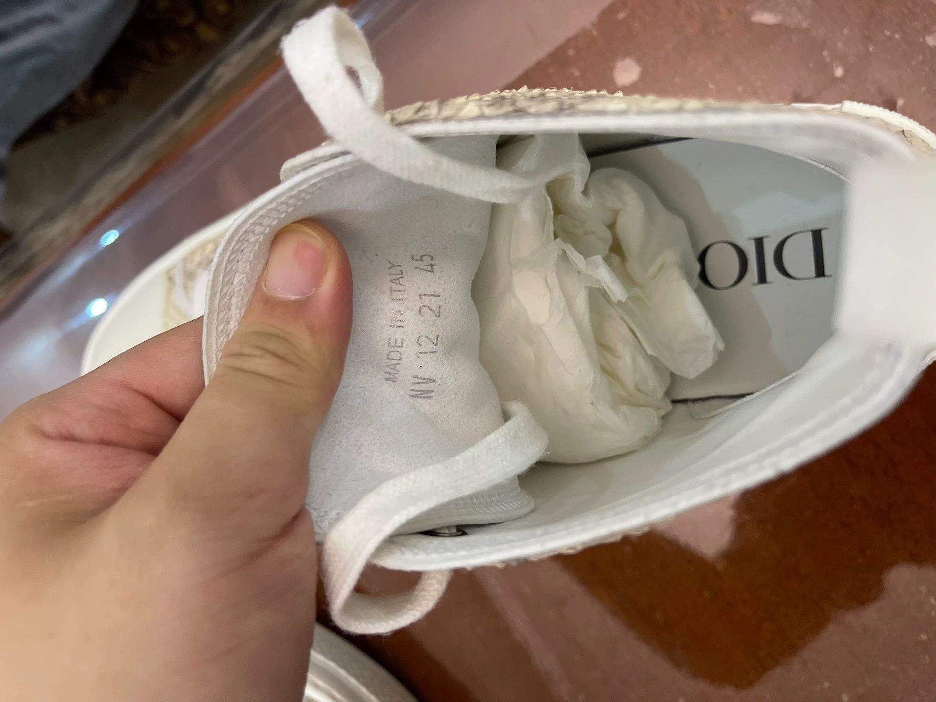 Dior Dior Men's Himalayan Rare Skin 45 Fit 44 Worn Once Size US 12 / EU 45 - 6 Thumbnail