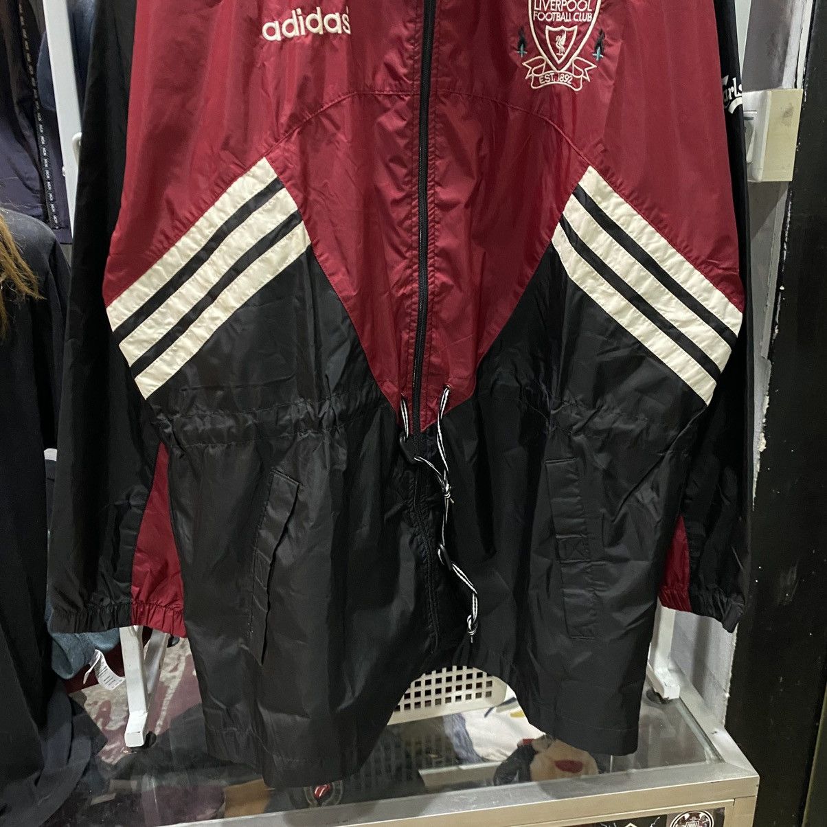Adidas × Vintage VINTAGE 90’s Adidas Liverpool Soccer Rain Light Jackets Size US XL / EU 56 / 4 - 5 Thumbnail