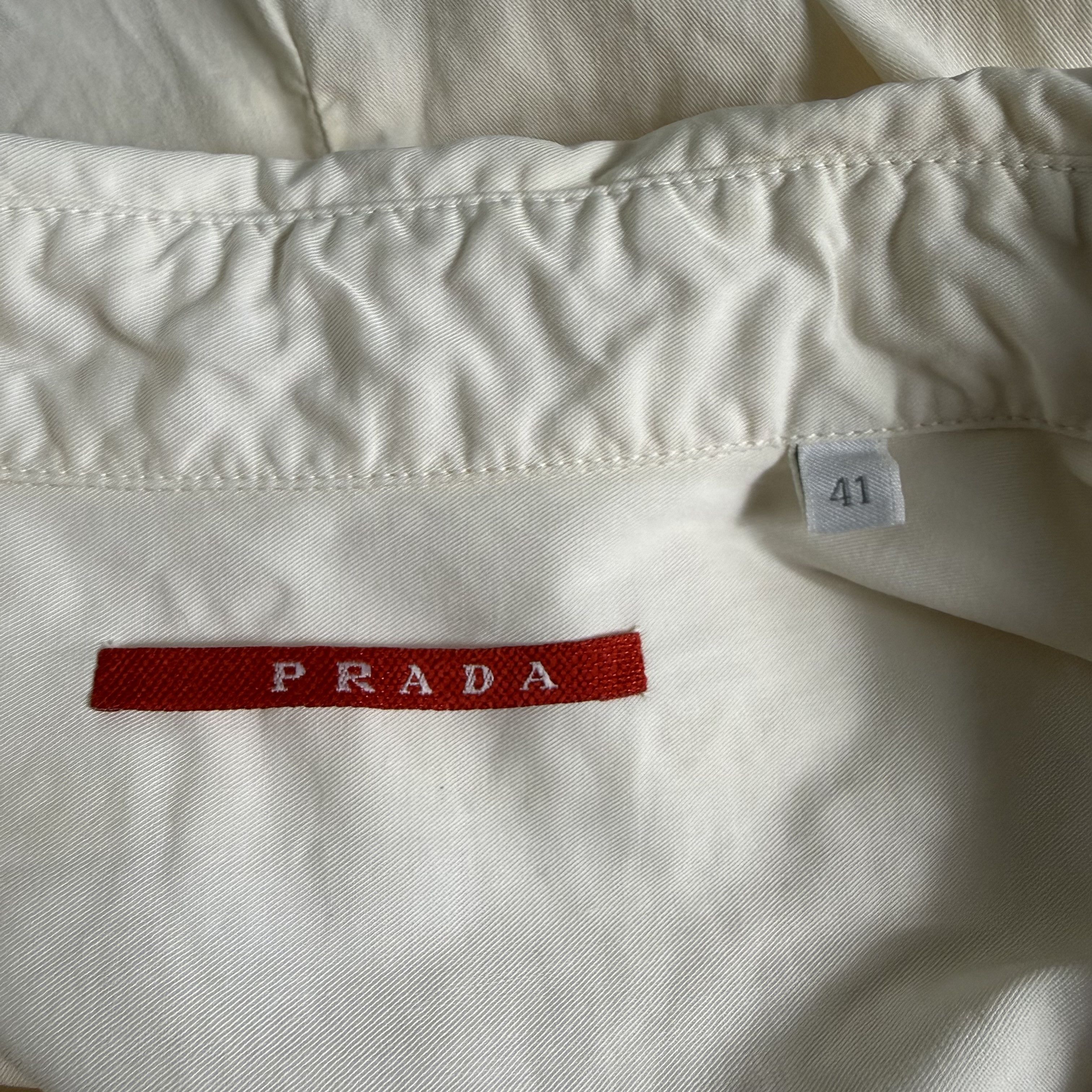 Prada 🔥RARE🔥Prada Luxury L/Sleeve Button Up Shirt Size US XS / EU 42 / 0 - 6 Thumbnail