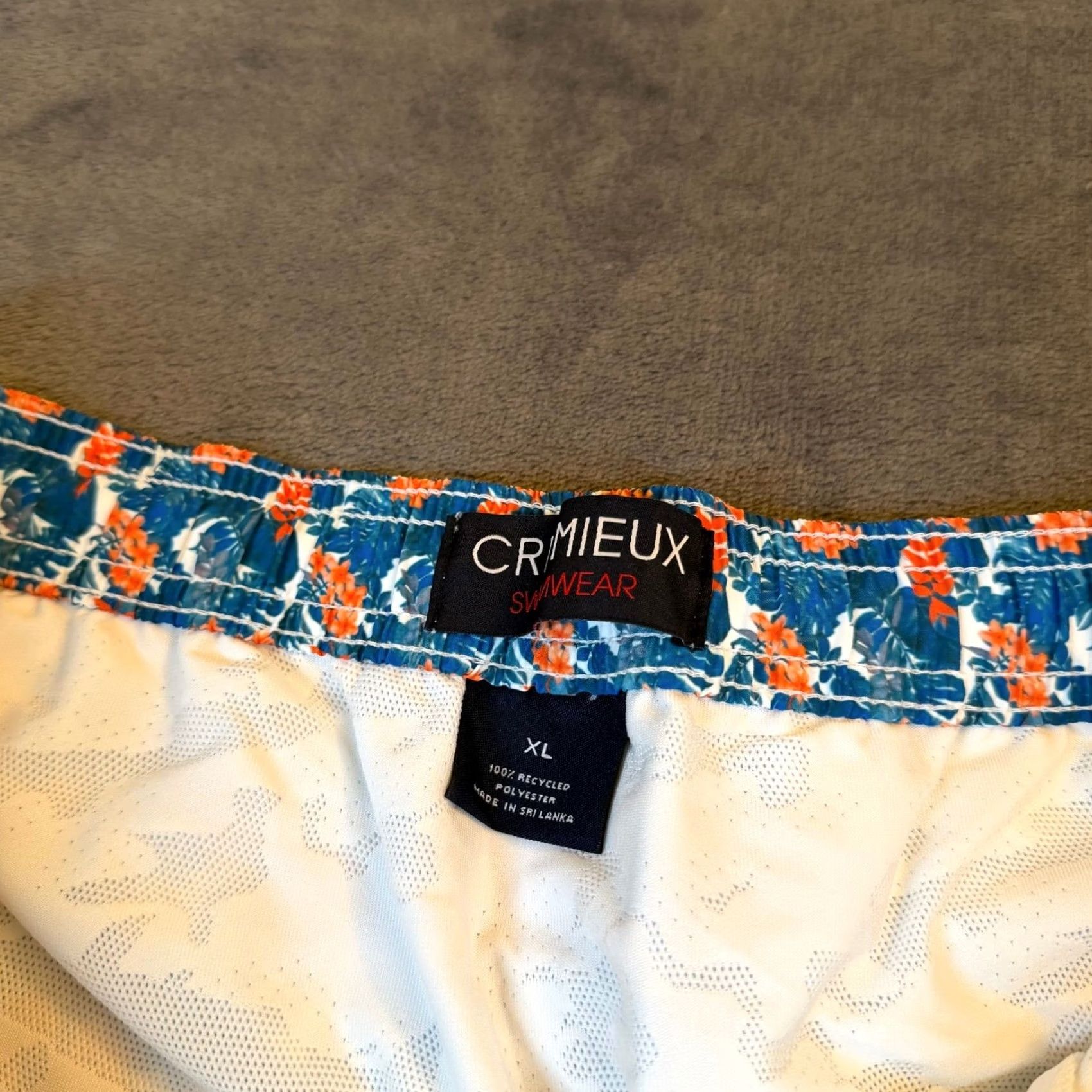 Cremieux Cremieux Swim Trunks Mens XL Multicolor Floral Water-Repellent UV-Protection Lined Drawstring Inseam 5.5 In NWT Size US 36 / EU 52 - 3 Thumbnail