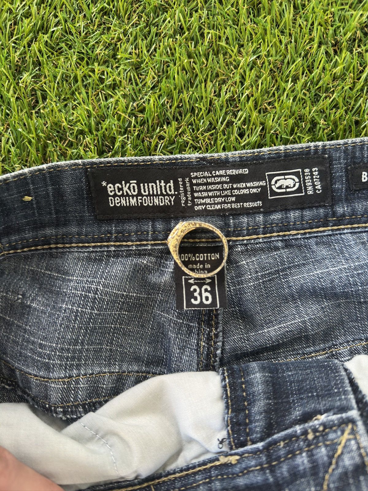 Ecko Unltd. Crazy Y2k Ecko Jeans Size US 36 / EU 52 - 3 Thumbnail