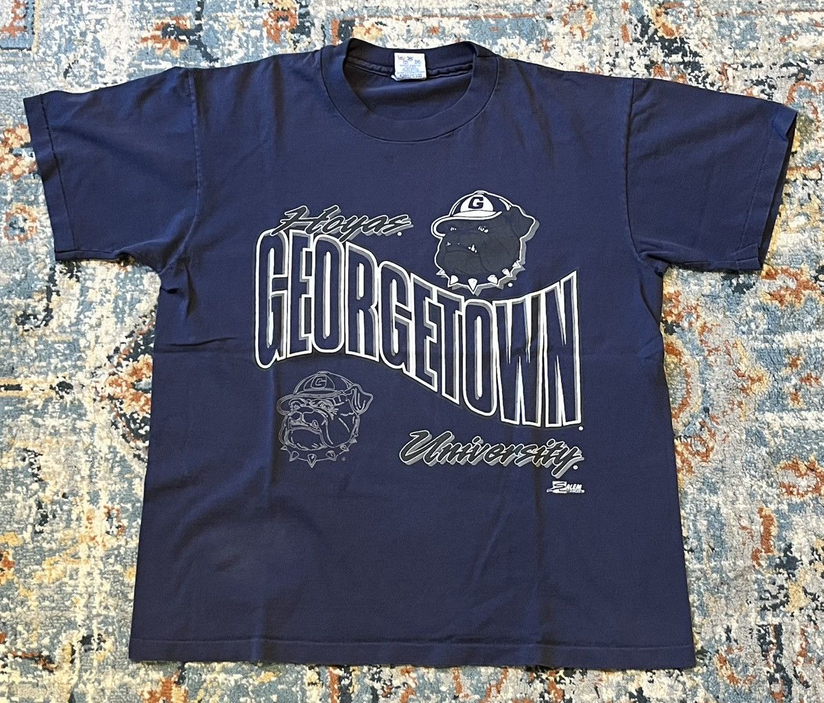 Salem Sportswear Vintage Georgetown Hoyas Shirt Size US L / EU 52-54 / 3 - 1 Thumbnail