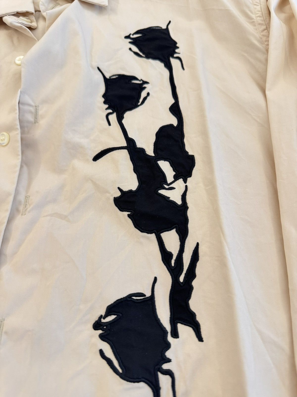 Prada Prada Rose Shirt Button Up Size S Size US S / EU 44-46 / 1 - 2 Thumbnail
