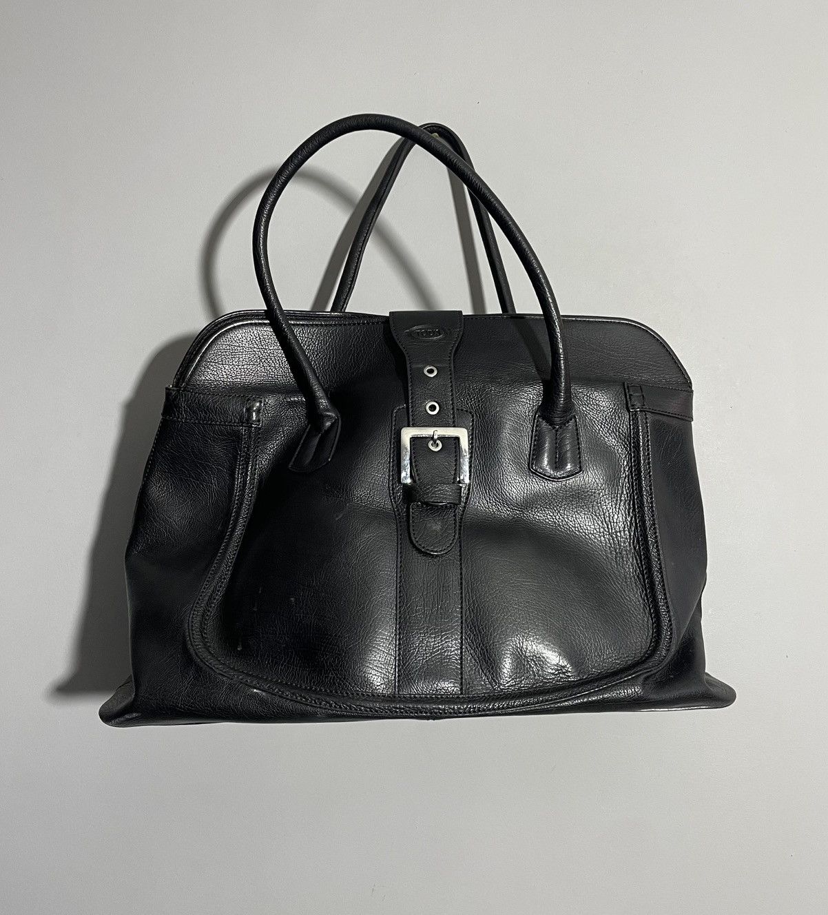 Tod's Tod’s Luxury Black Leather Handle Bag 32x46cm Size ONE SIZE - 1 Thumbnail