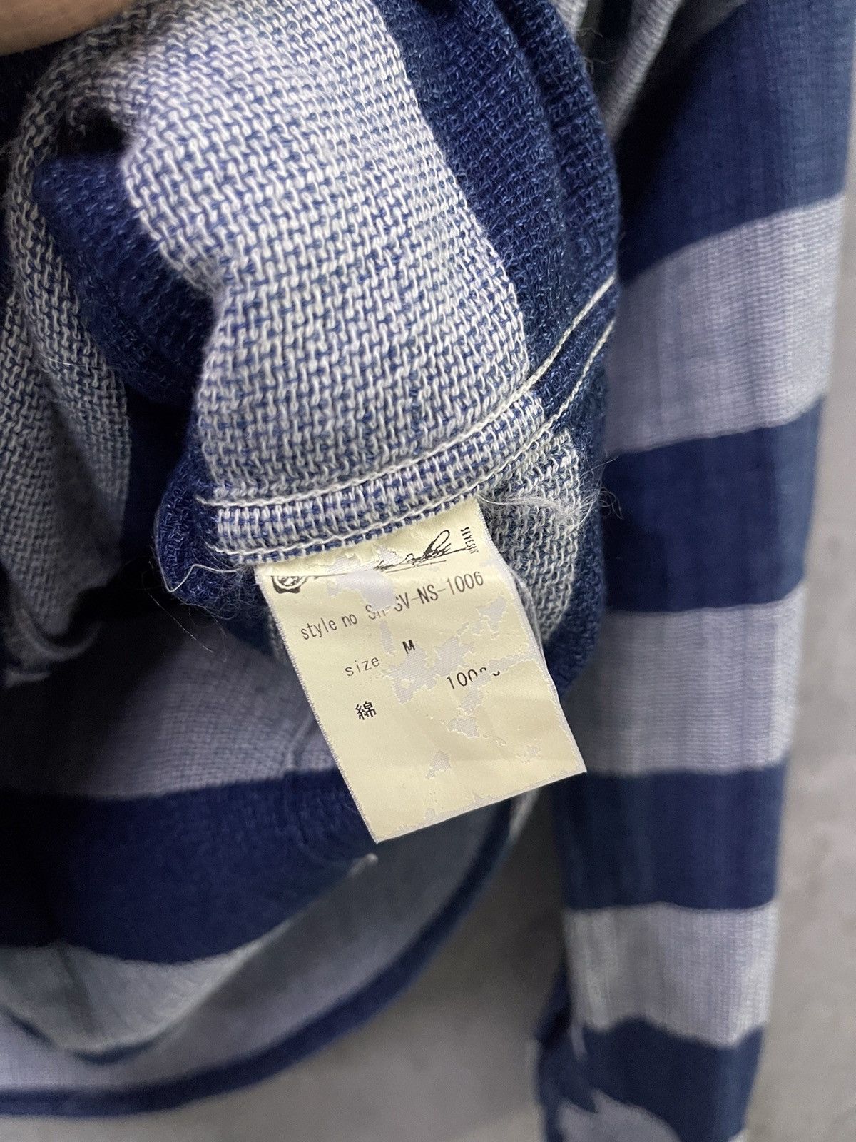 Seveskig Indigo Button Up Snap Button Shirt
