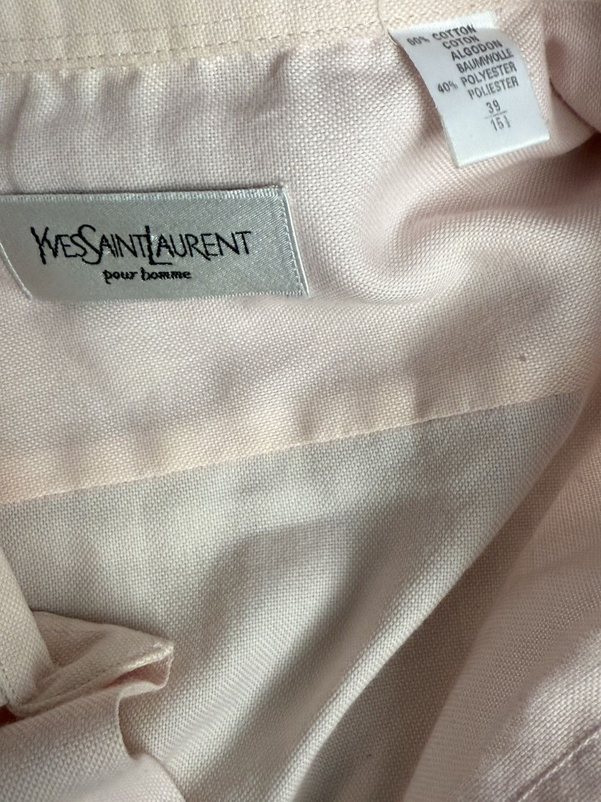 Vintage × Yves Saint Laurent Vintage Yves Saint Lauren Shirt Size US L / EU 52-54 / 3 - 4 Thumbnail