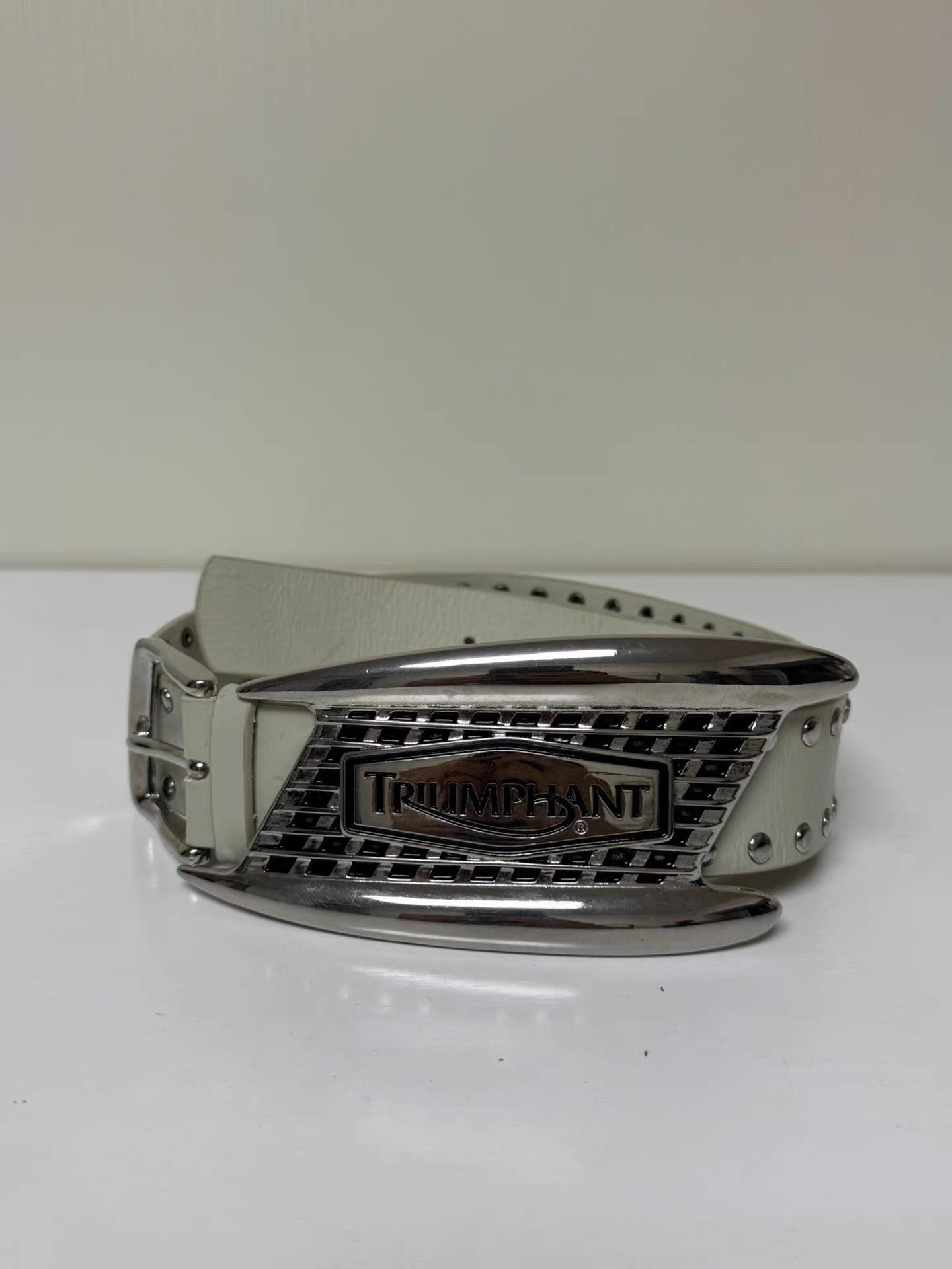 Martine Rose Silver Belt with Metal Buckle Size ONE SIZE - 1 Thumbnail