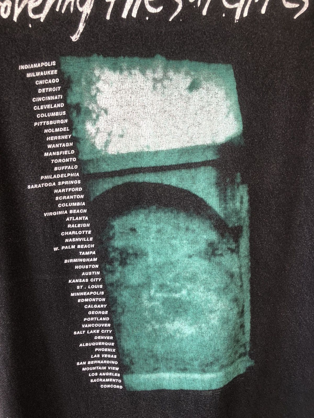 Band Tees × Vintage Vintage 90s COUNTING CROWS Cut Sleeve Tee Size US XL / EU 56 / 4 - 3 Thumbnail