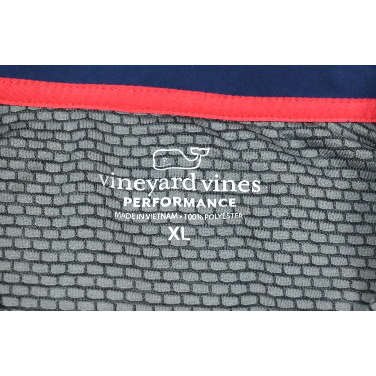Vineyard Vines Vineyard Vines Sankaty 1/4 Zip Performance Pullover Mens XL Gray Golf Stretch Size US XL / EU 56 / 4 - 6 Thumbnail