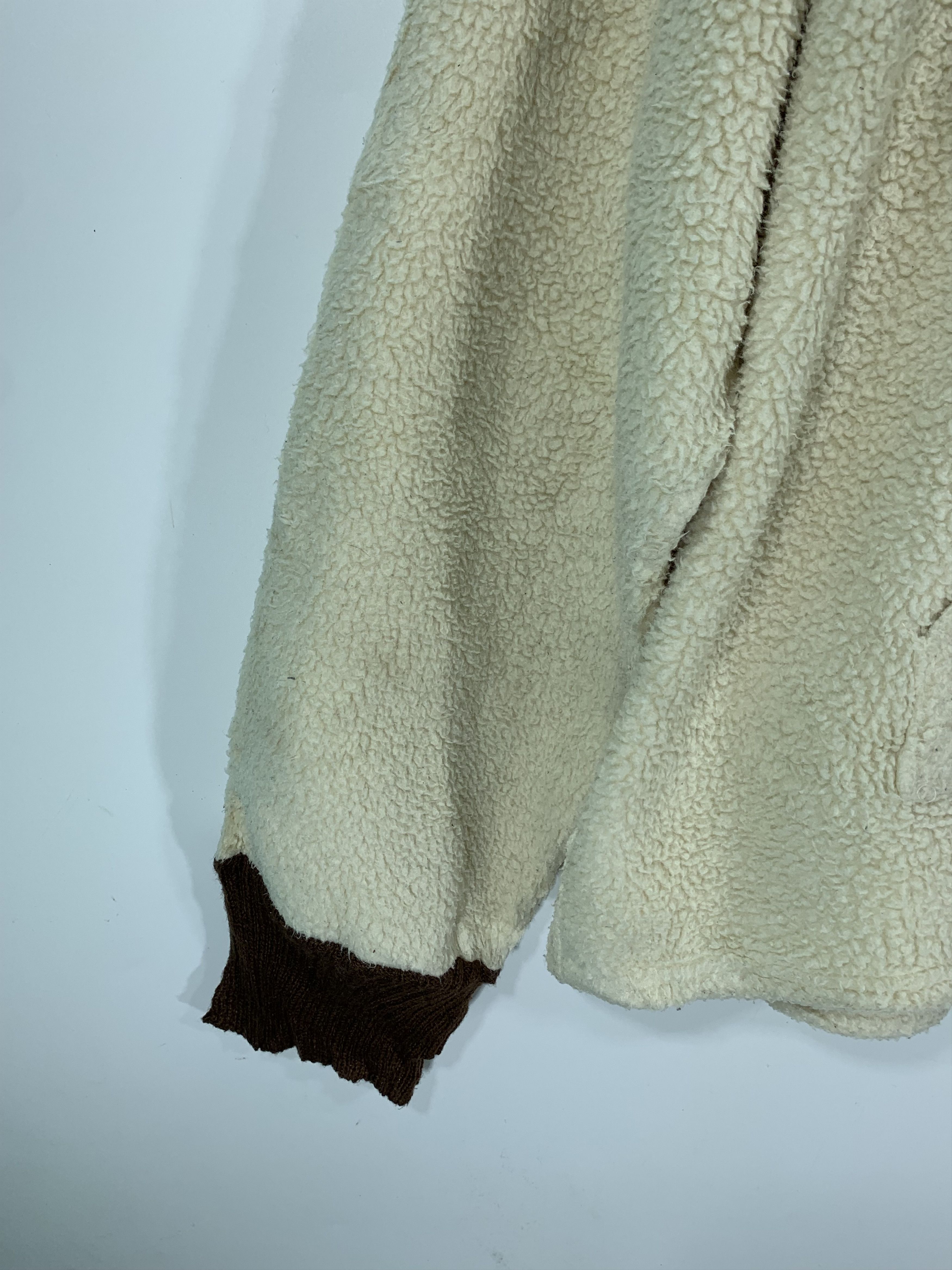 Japanese Brand Boxy Baggy Sherpa Hoodie Size US XL / EU 56 / 4 - 3 Thumbnail