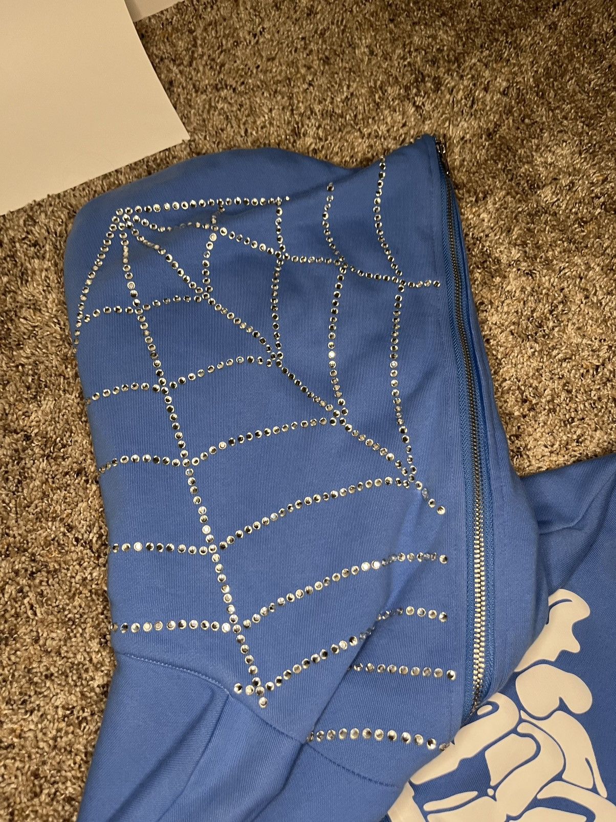 Other light blue currents skeleton hoodie size XL Size US XL / EU 56 / 4 - 4 Thumbnail