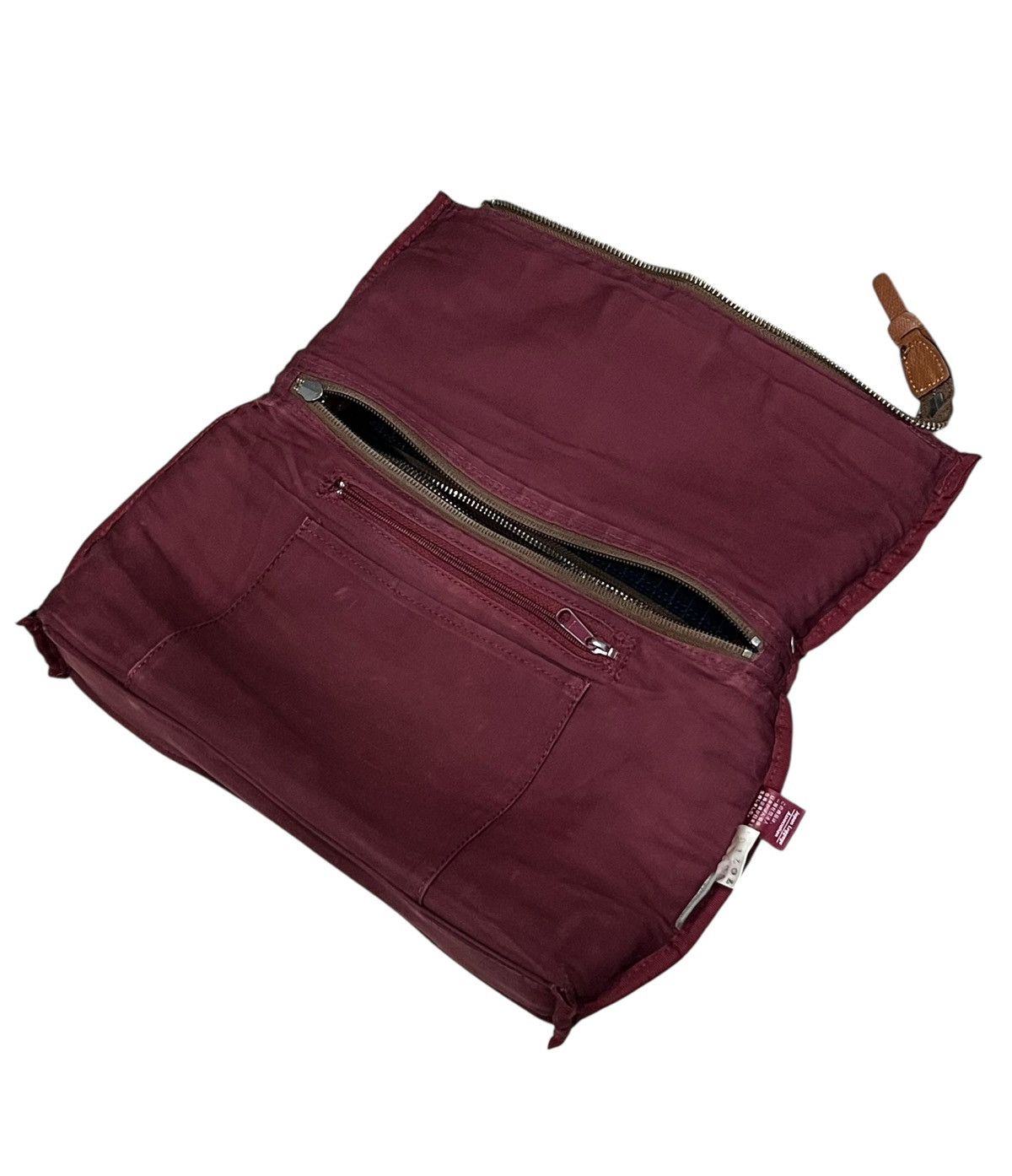 Takeo Kikuchi 🔥TAKEO KIKUCHI Made in Japan 2-Way Pinstripe Messenger Bag Size ONE SIZE - 13 Thumbnail