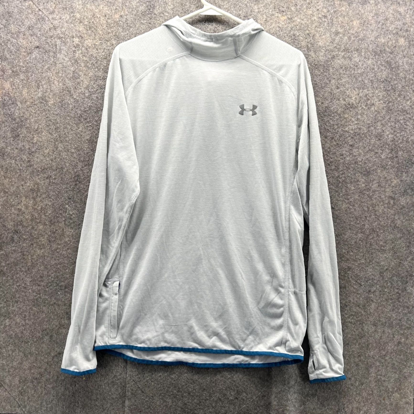 Under Armour Under Armour Sweatshirt Men M Gray Heatgear Athletic Fit Gym Fitted Run Size US M / EU 48-50 / 2 - 2 Thumbnail