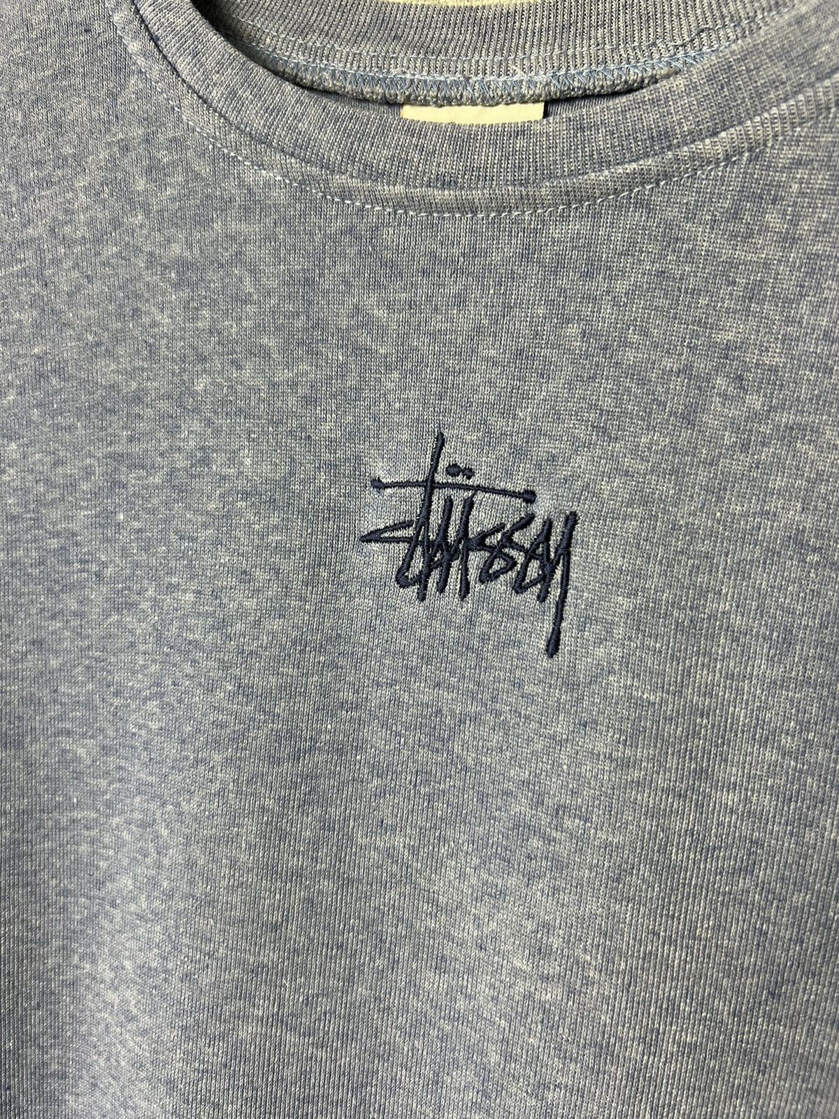 Stussy × Vintage Rare Vintage Stussy Made in USA Embroidered Center Logo Tee Size S / US 4 / IT 40 - 5 Thumbnail